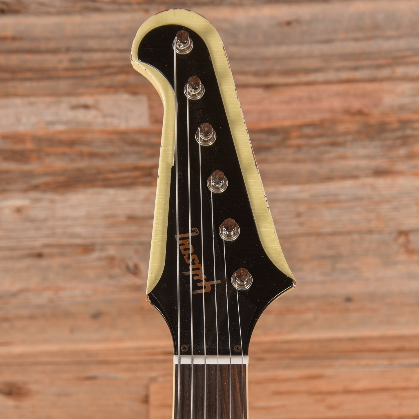 Gibson Custom Shop Murphy Lab '64 Johnny Winter Signature Firebird V Polaris White Aged 2021