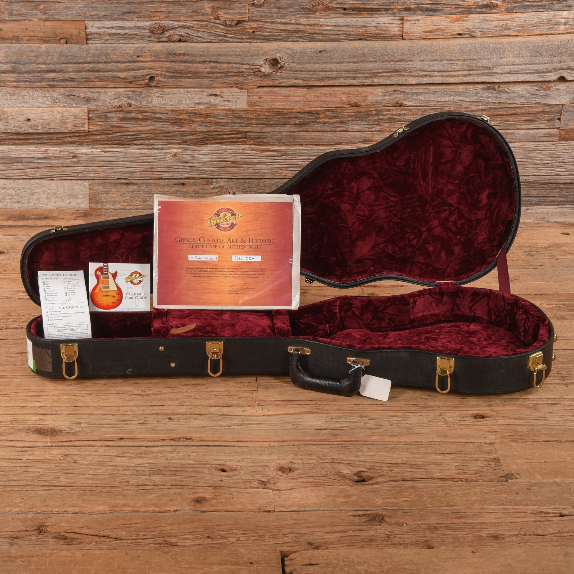 Gibson Custom Shop Pete Townshend Les Paul Deluxe #1 Wine Red 2006