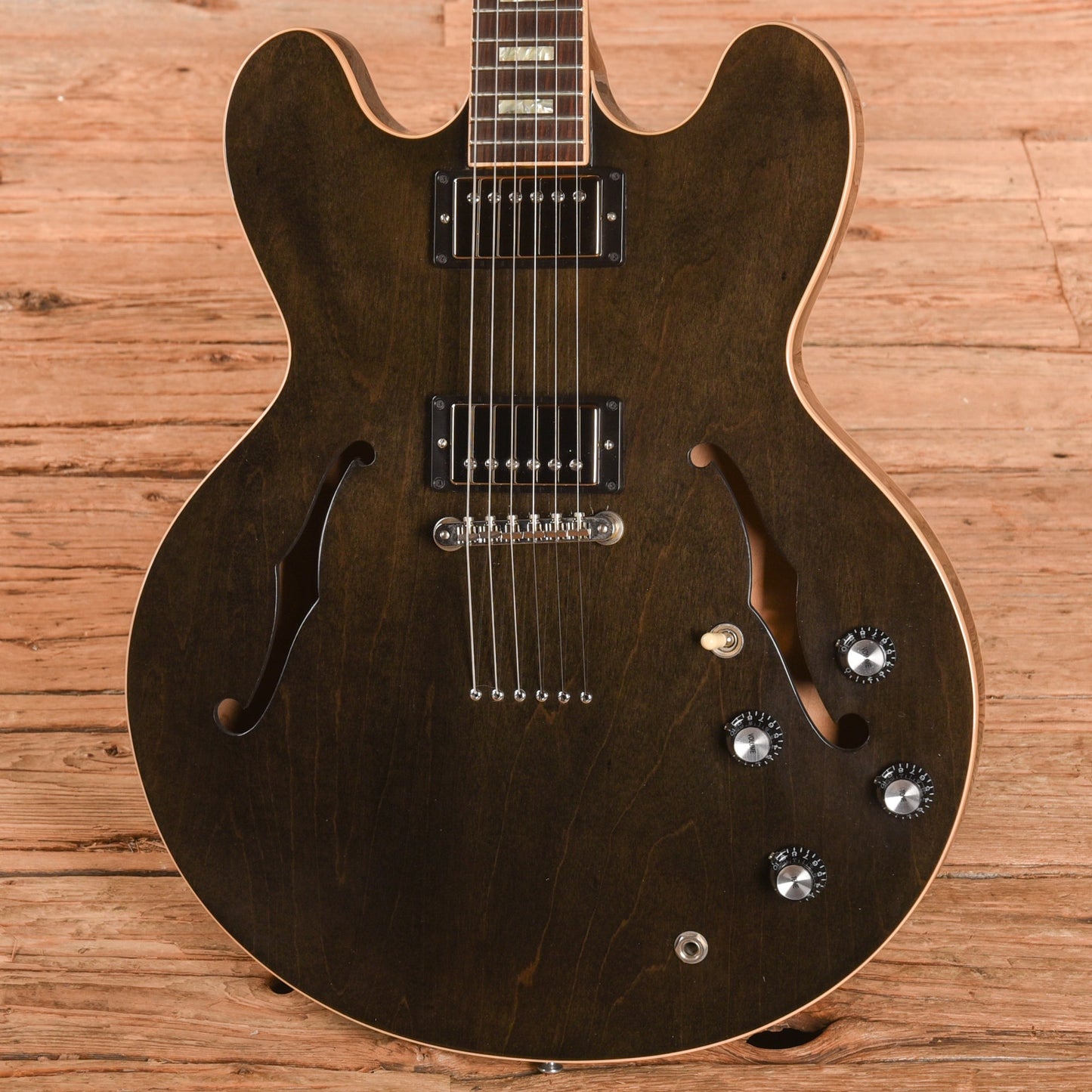 Gibson Prototype ES-335 String Through Mocha Brown 2021