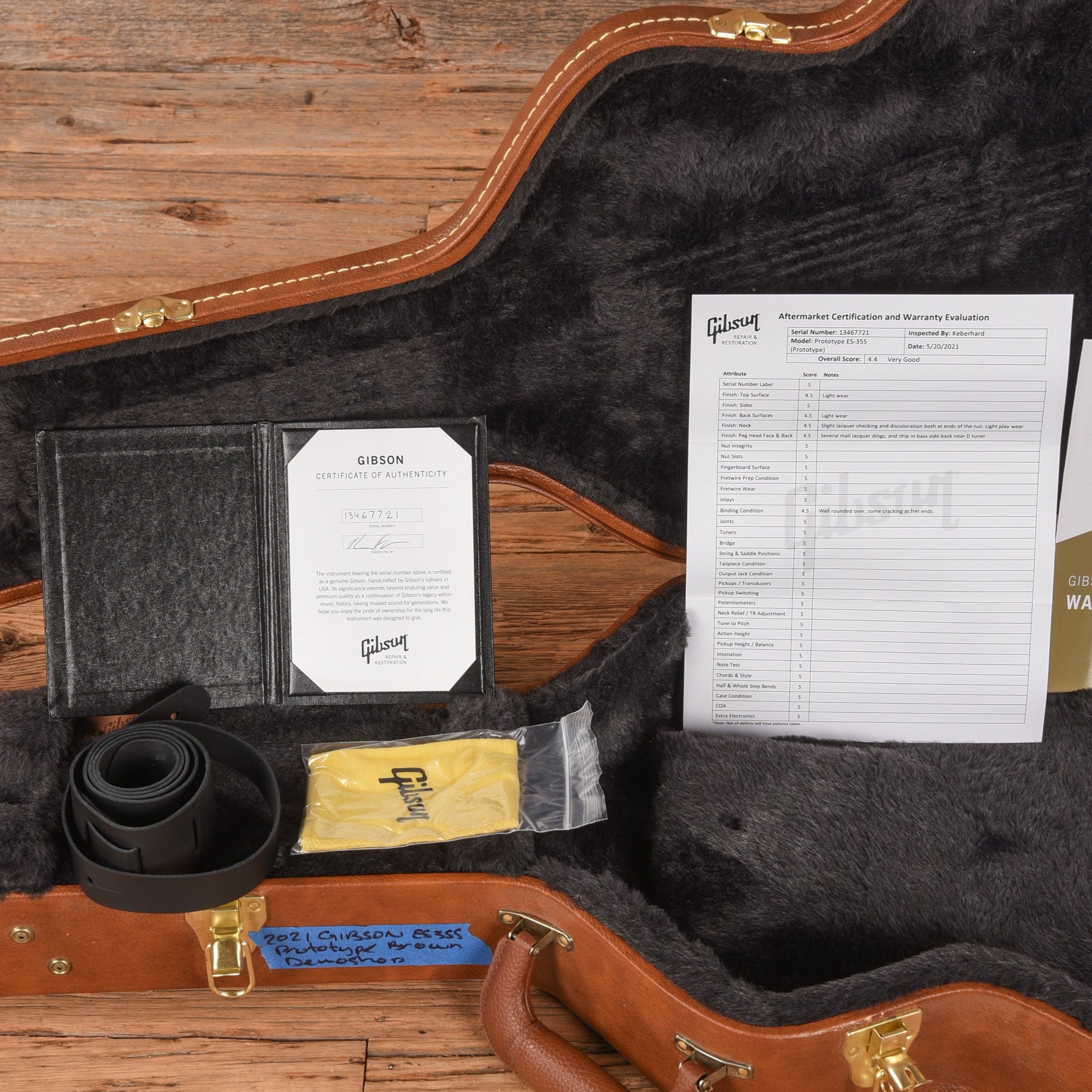 Gibson Prototype ES-335 String Through Mocha Brown 2021