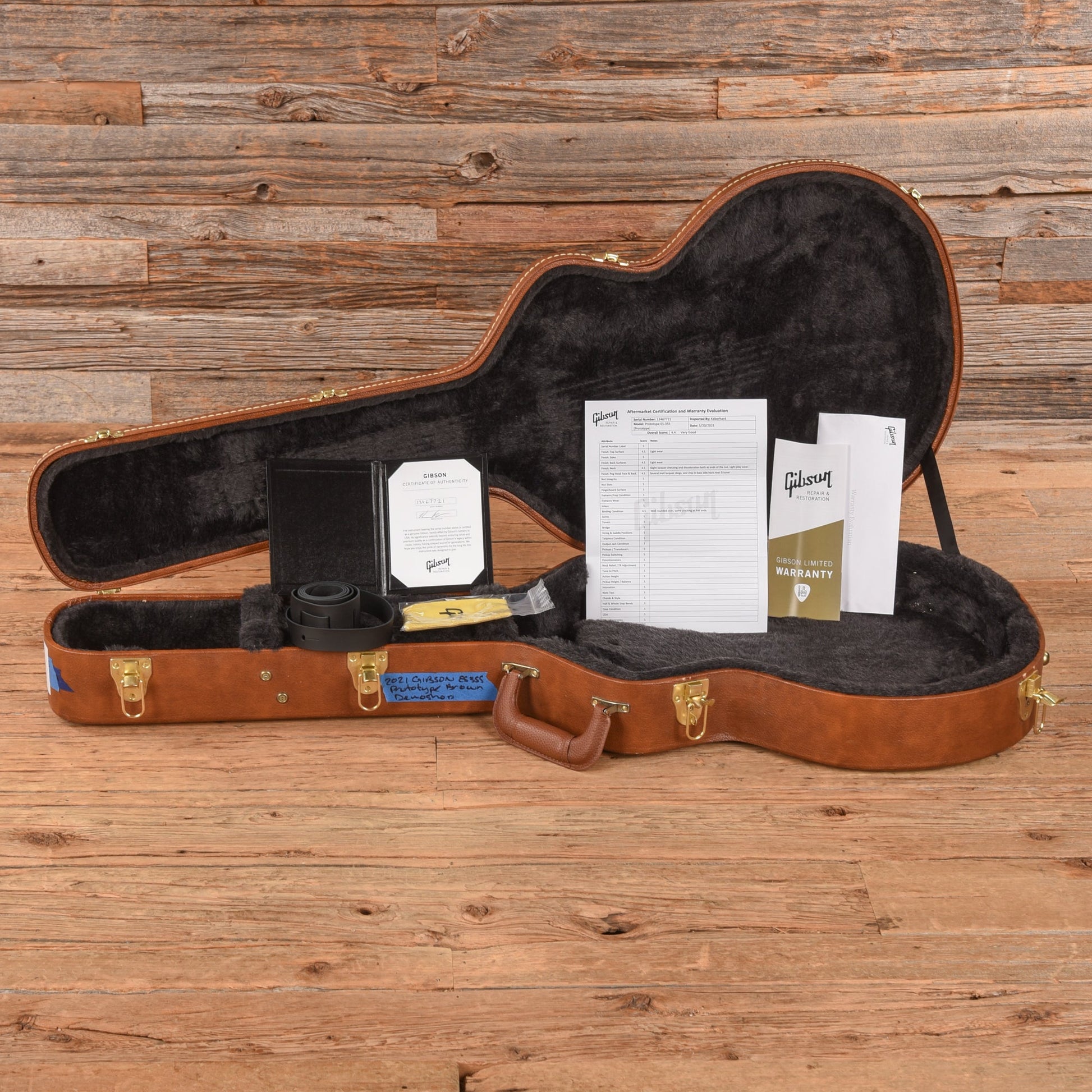 Gibson Prototype ES-335 String Through Mocha Brown 2021