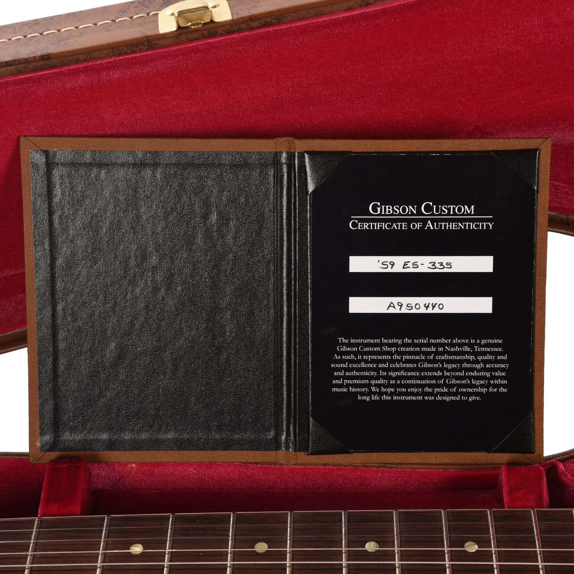 Gibson Custom Shop 1959 ES-335 Reissue "CME Spec" Double Gold VOS