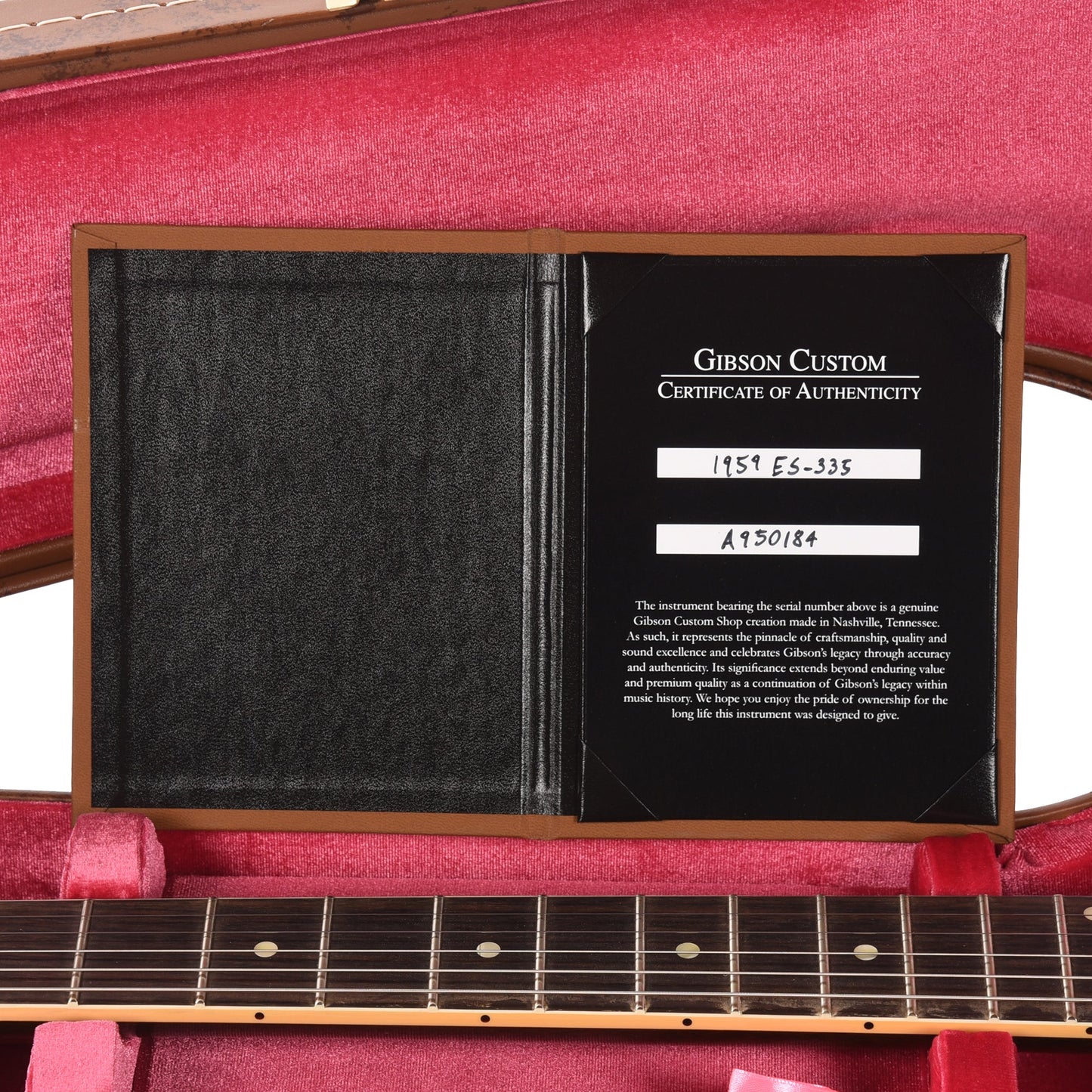 Gibson Custom Shop 1959 ES-335 Reissue Vintage Burst VOS