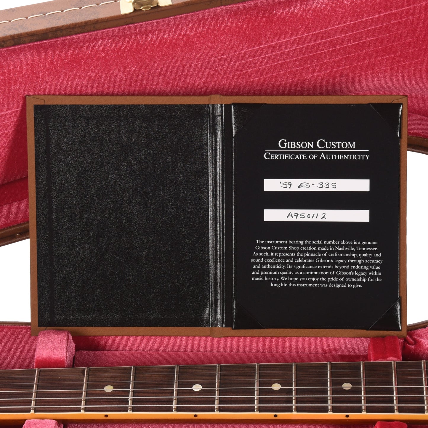 Gibson Custom Shop 1959 ES-335 Reissue Vintage Natural VOS