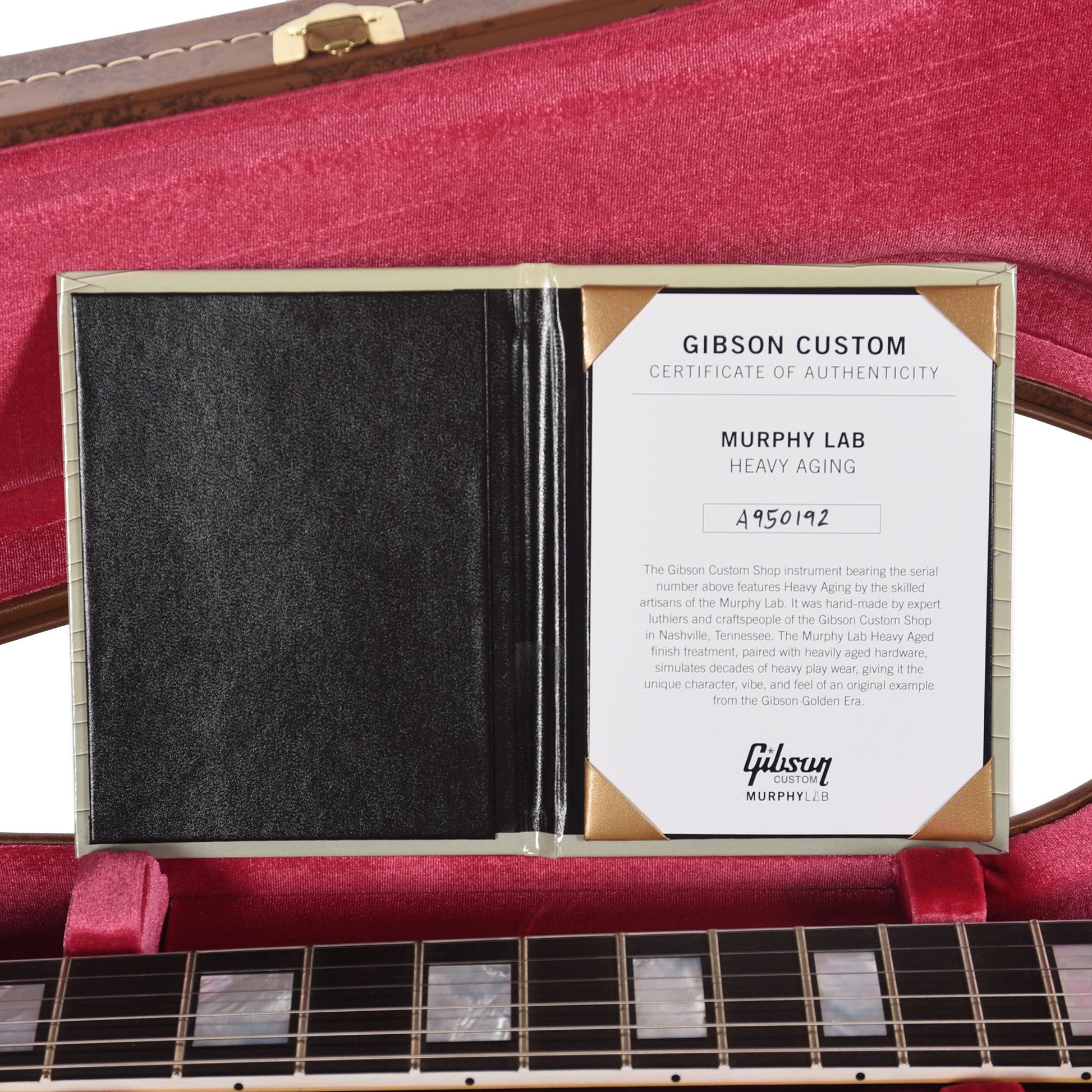 Gibson Custom Shop 1959 ES-355 "CME Spec" Antique Ebony Murphy Lab Heavy Aged