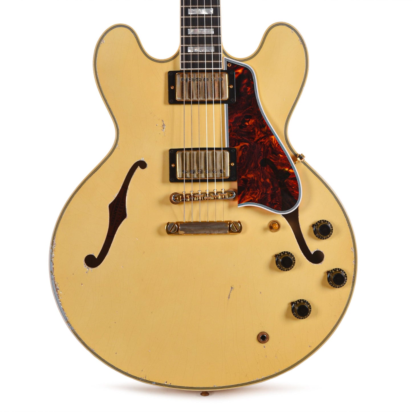 Gibson Custom Shop 1959 ES-355 "CME Spec" Heavy Antique White Murphy Lab Heavy Aged