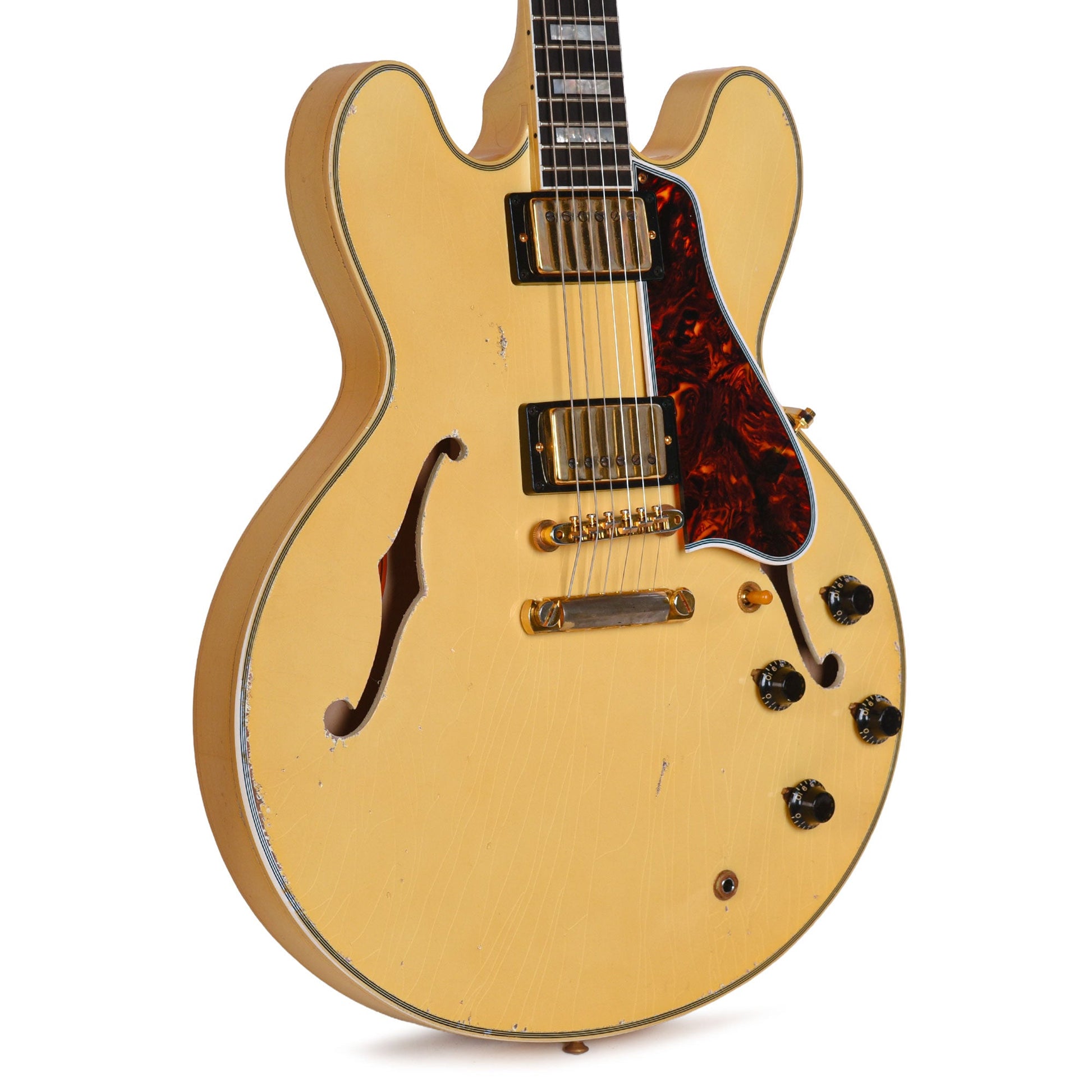 Gibson Custom Shop 1959 ES-355 "CME Spec" Heavy Antique White Murphy Lab Heavy Aged