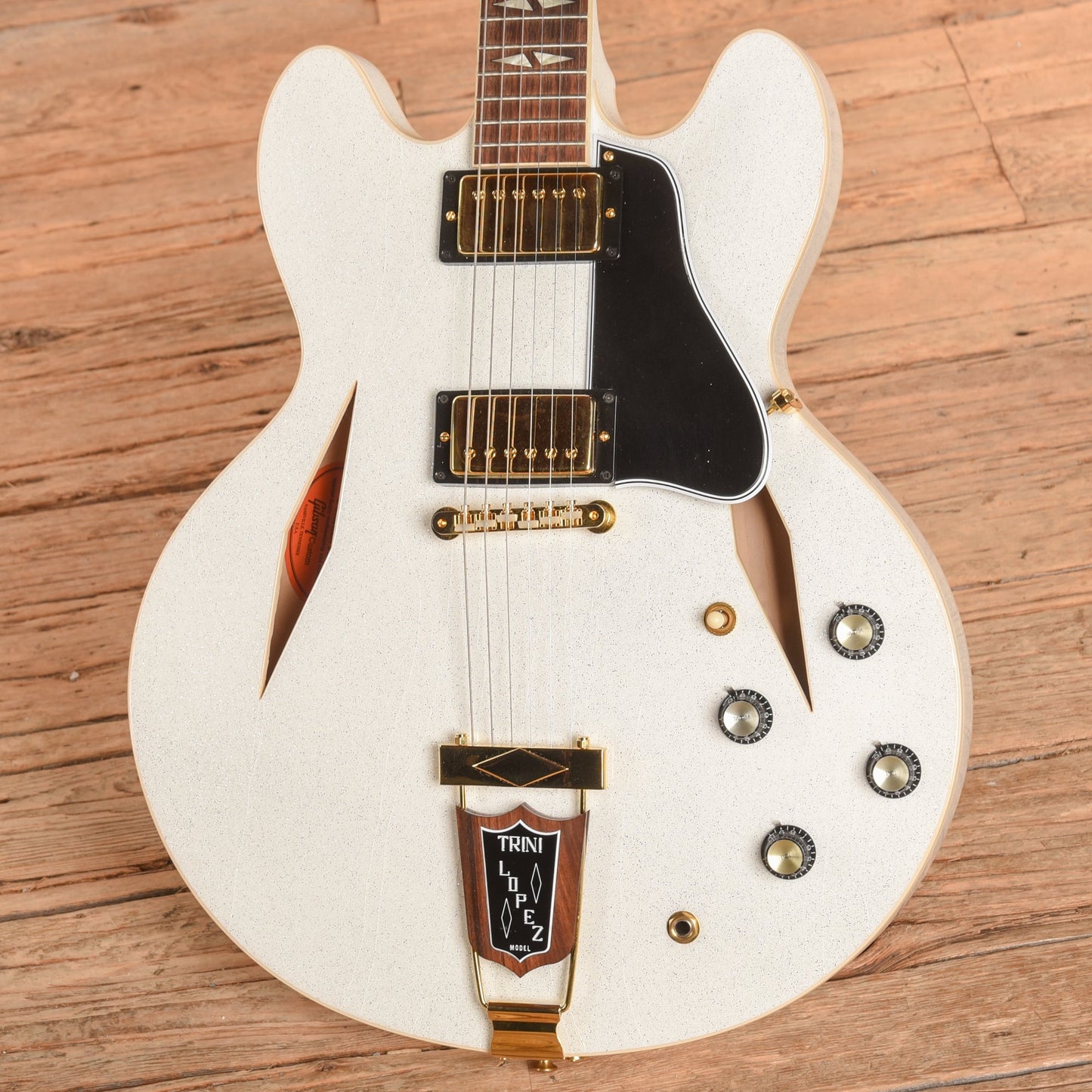 Gibson Custom Shop 1964 Trini Lopez Reissue "CME Spec" White Sparkle VOS