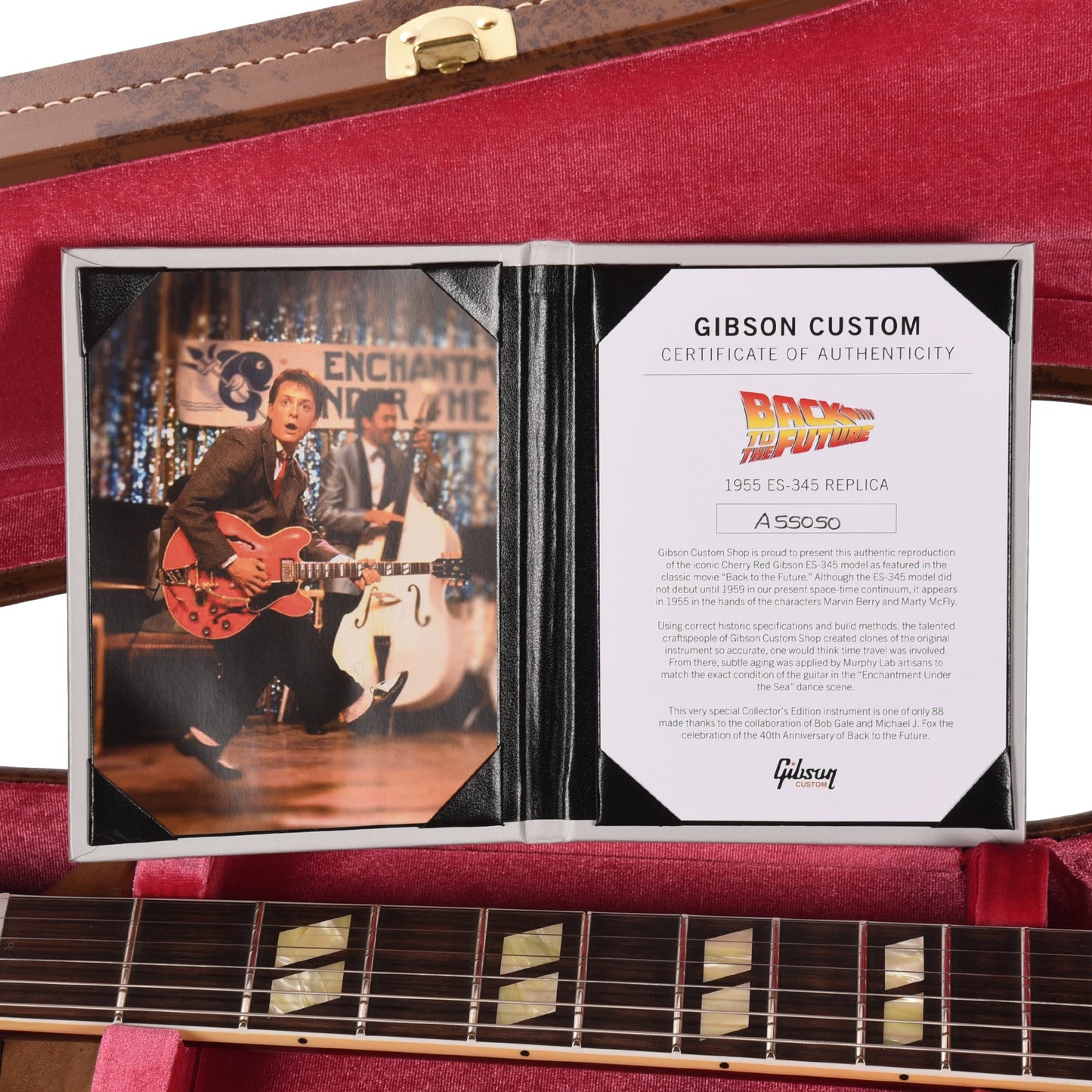Gibson Custom Shop Collector's Edition Back to the Future "1955" ES-345 Murphy Lab Aged Cherry