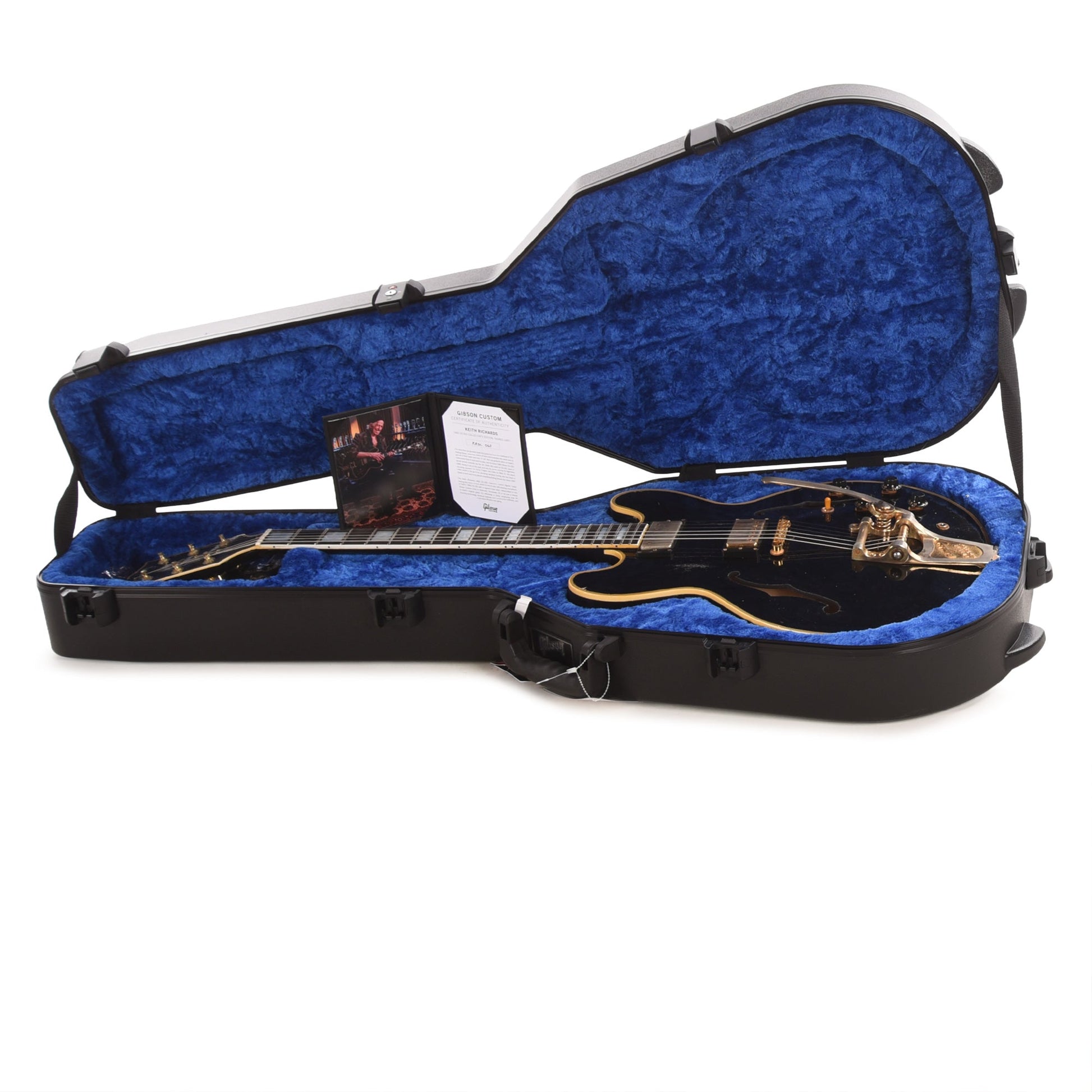 Gibson Custom Shop Keith Richards Collector's Edition ES-355 Ebony Murphy Lab Aged w/Bigsby