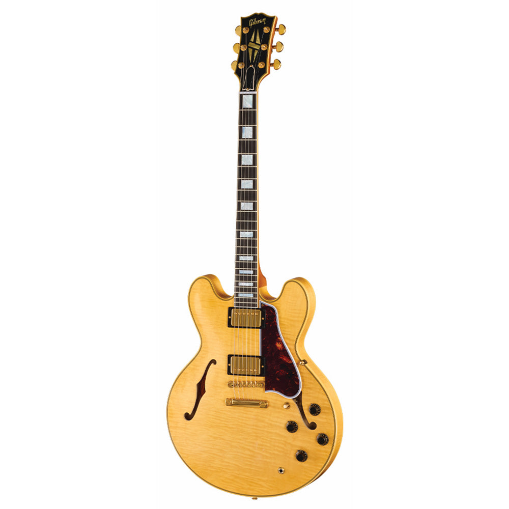 Gibson Custom Shop Limited Edition 1960 ES-355 Reissue Figured Light Aged Antique Blonde