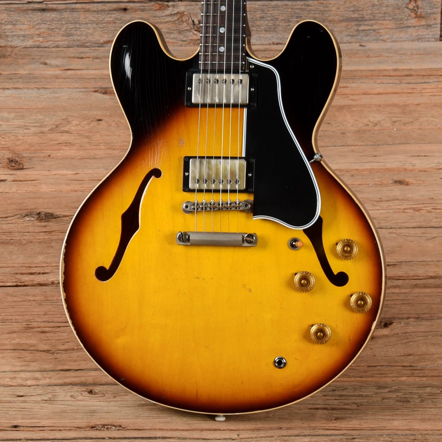 Gibson Custom Shop Murphy Lab '58 ES-335 Reissue Heavy Aged Faded Tobacco Burst 2024