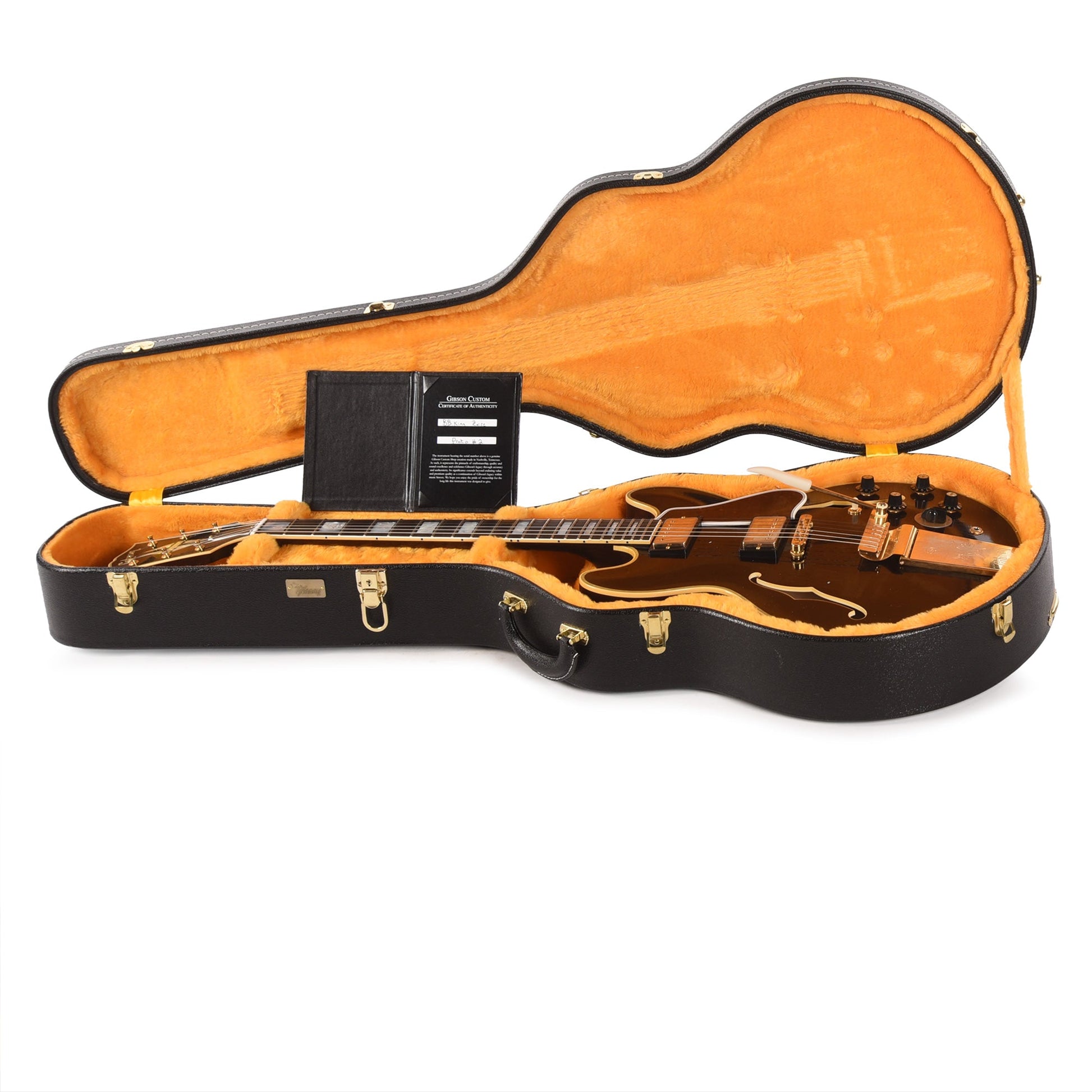 Gibson Custom Shop NAMM 2026 B.B. King "Rumble in the Jungle" 1974 ES-355 Prototype #2 Walnut Murphy Lab Light Aged