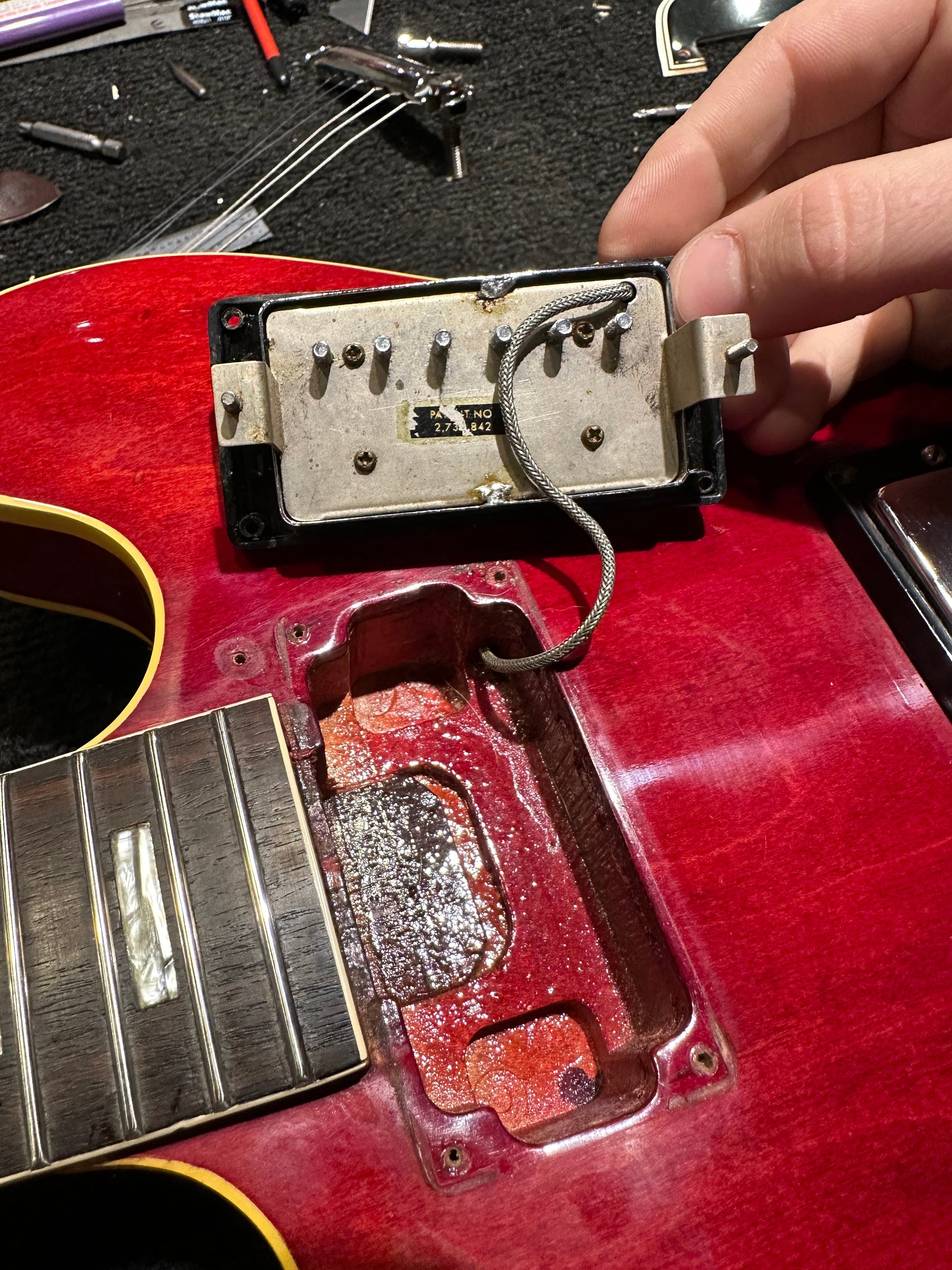 Gibson ES-335 (re-neck) Cherry 1968