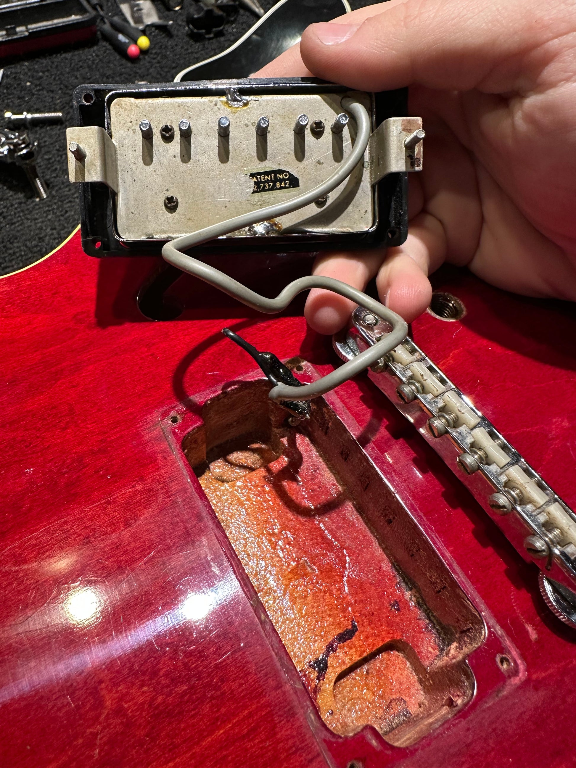 Gibson ES-335 (re-neck) Cherry 1968