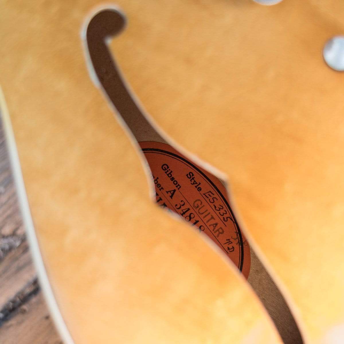 Gibson ES-335TDN with Custom Factory Split Parallelogram Inlays and Bigsby Natural 1960