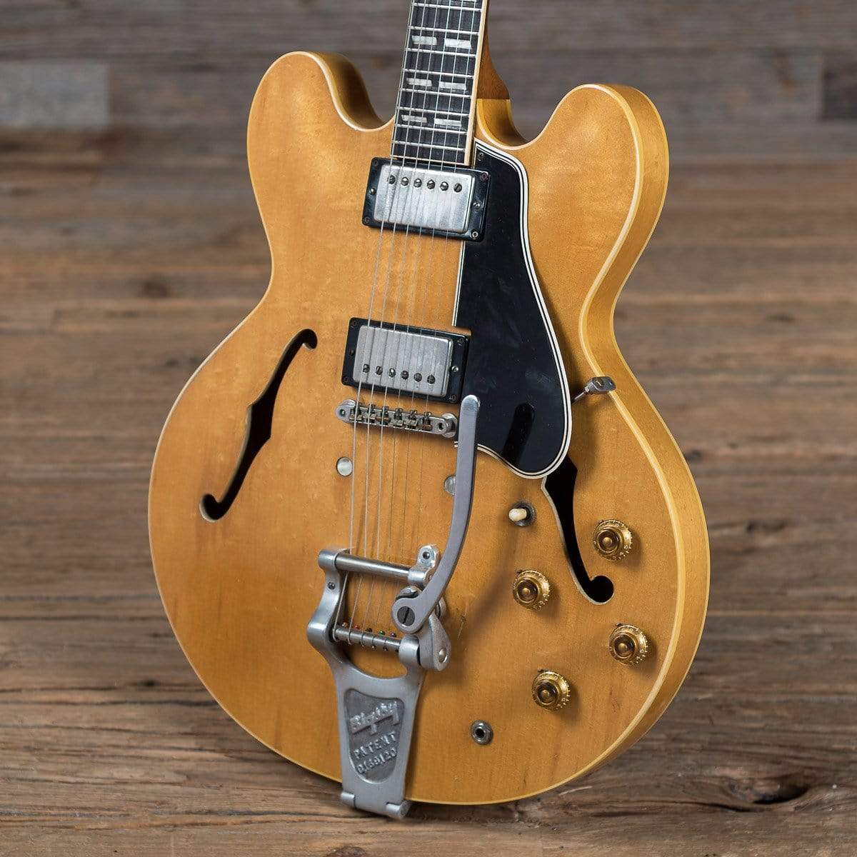 Gibson ES-335TDN with Custom Factory Split Parallelogram Inlays and Bigsby Natural 1960
