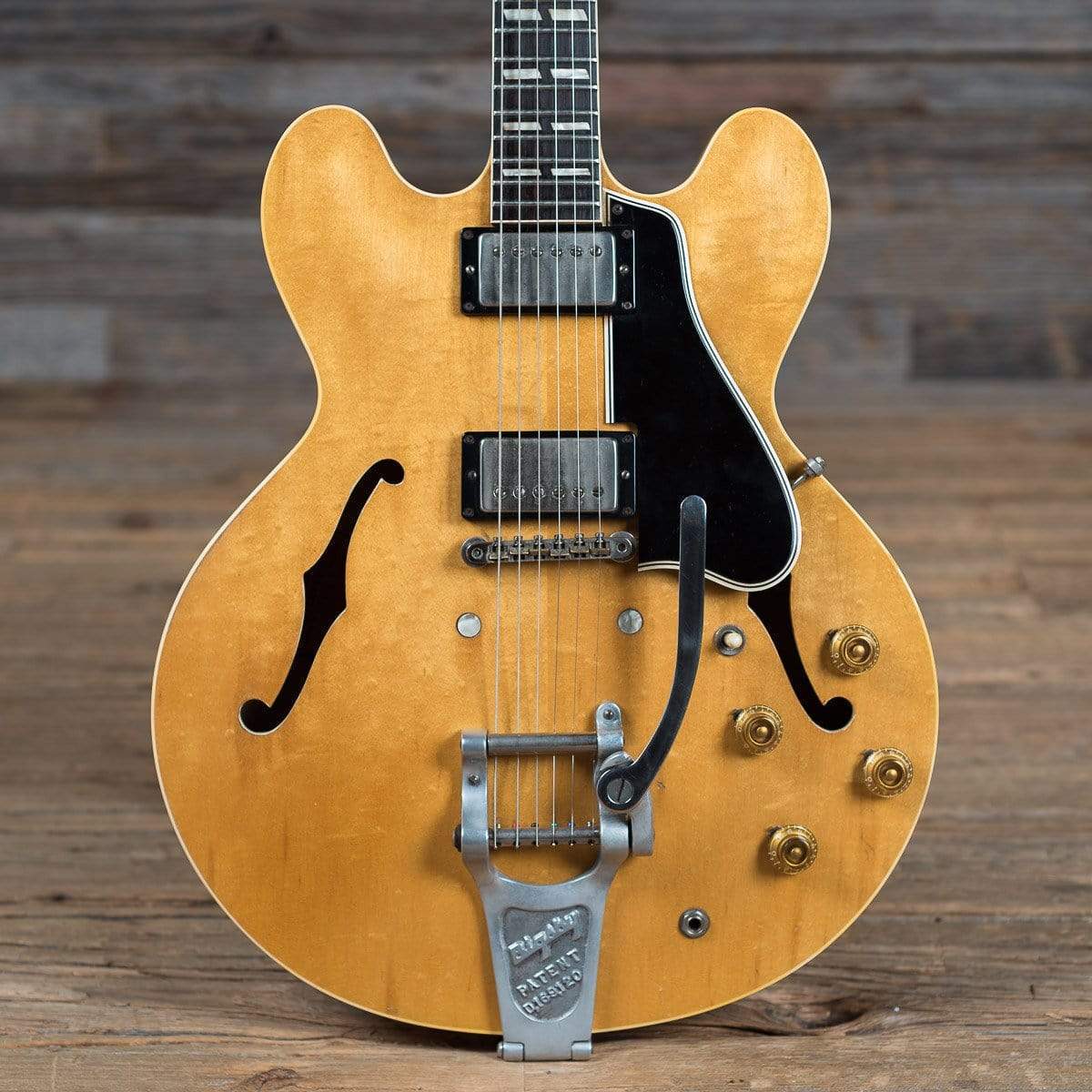 Gibson ES-335TDN with Custom Factory Split Parallelogram Inlays and Bigsby Natural 1960
