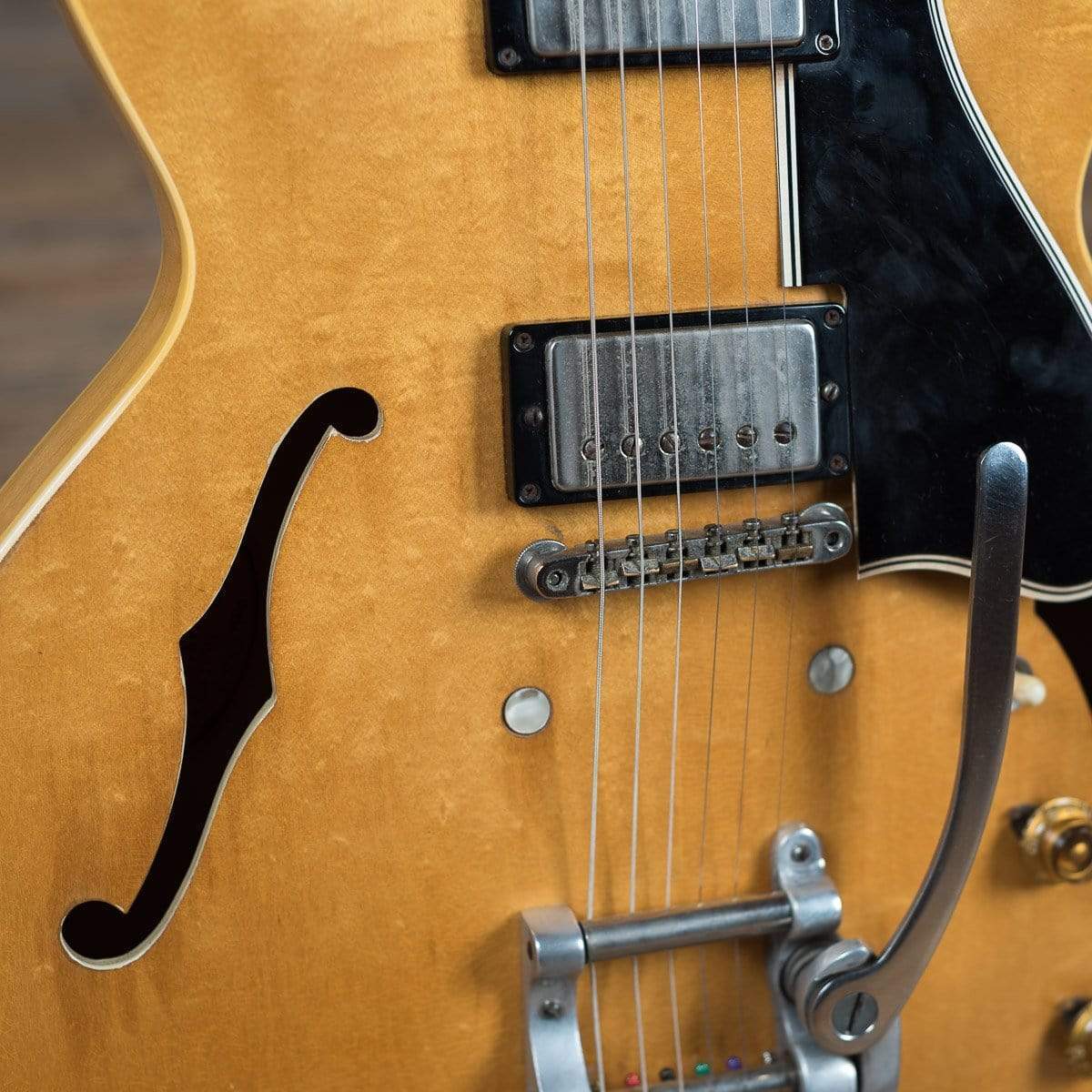 Gibson ES-335TDN with Custom Factory Split Parallelogram Inlays and Bigsby Natural 1960