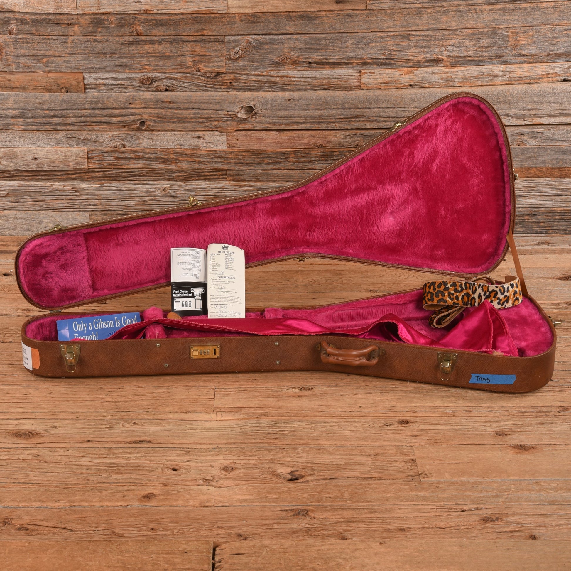 Gibson Custom 1964 Lonnie Mack Flying V Cherry 1995