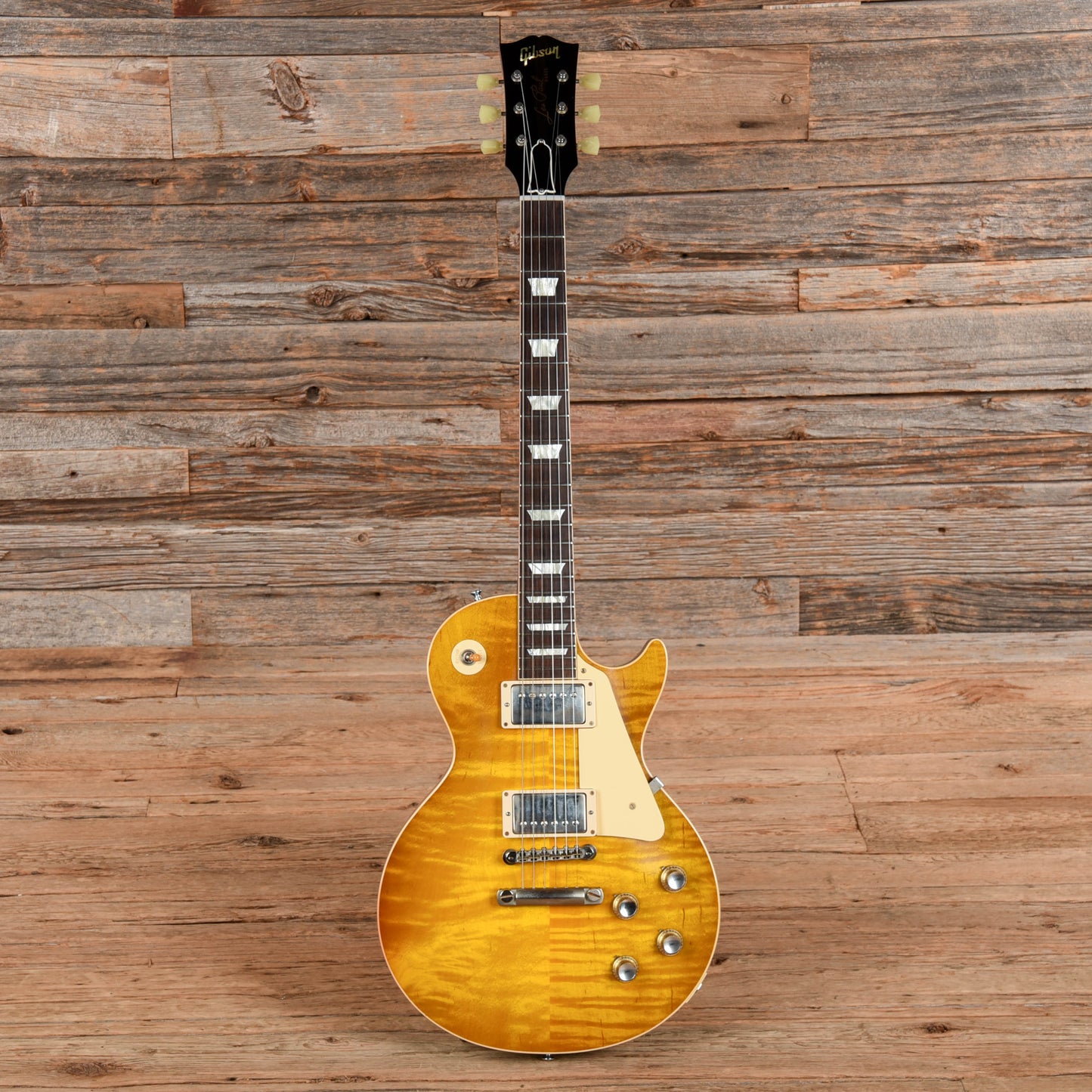 Gibson Custom '58 Les Paul Standard Reissue "CME Spec" w/ 1960 V2 Neck VOS Green Lemon 2018