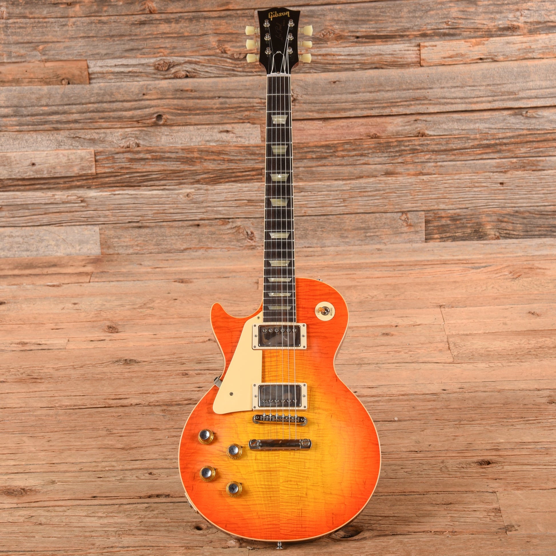 Gibson Custom '60 Les Paul Standard Reissue Tangerine Burst 2024 LEFTY