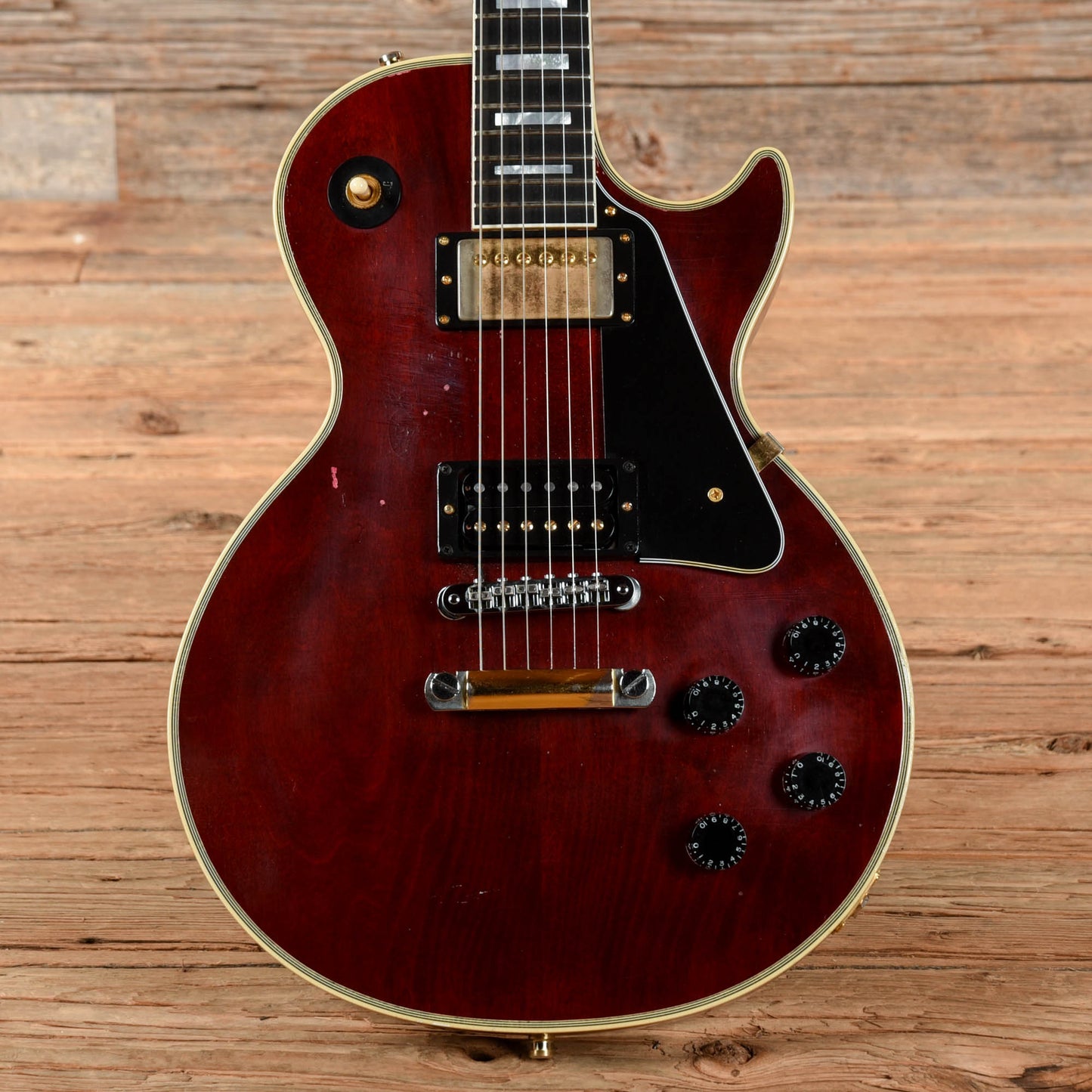 Gibson Custom Jerry Cantrell "Wino" Les Paul Custom Aged and Signed Wine Red 2021