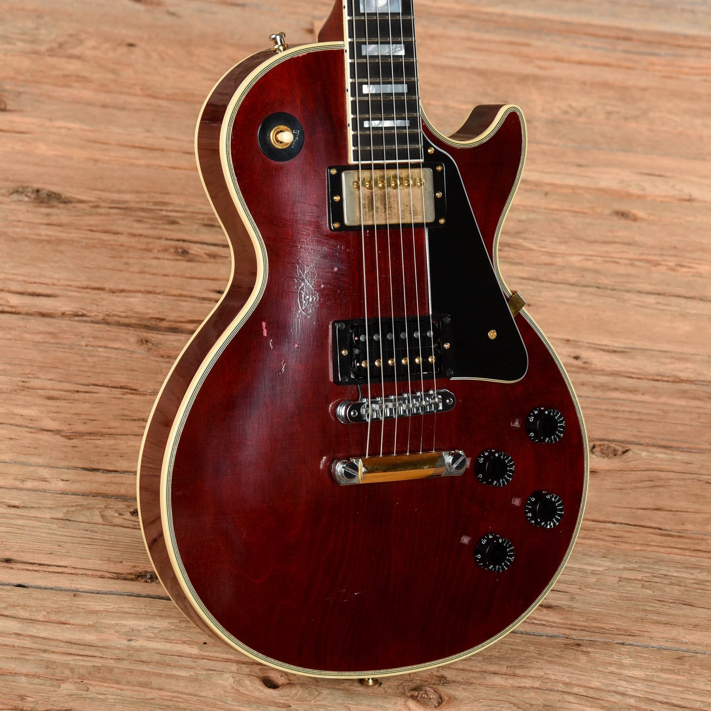 Gibson Custom Jerry Cantrell "Wino" Les Paul Custom Aged and Signed Wine Red 2021