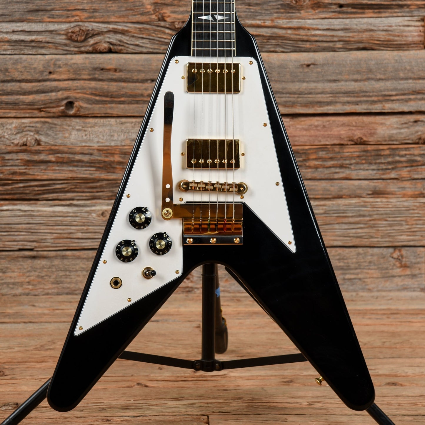Gibson Custom Jimi Hendrix Signature 69 Flying V Ebony 2021 LEFTY