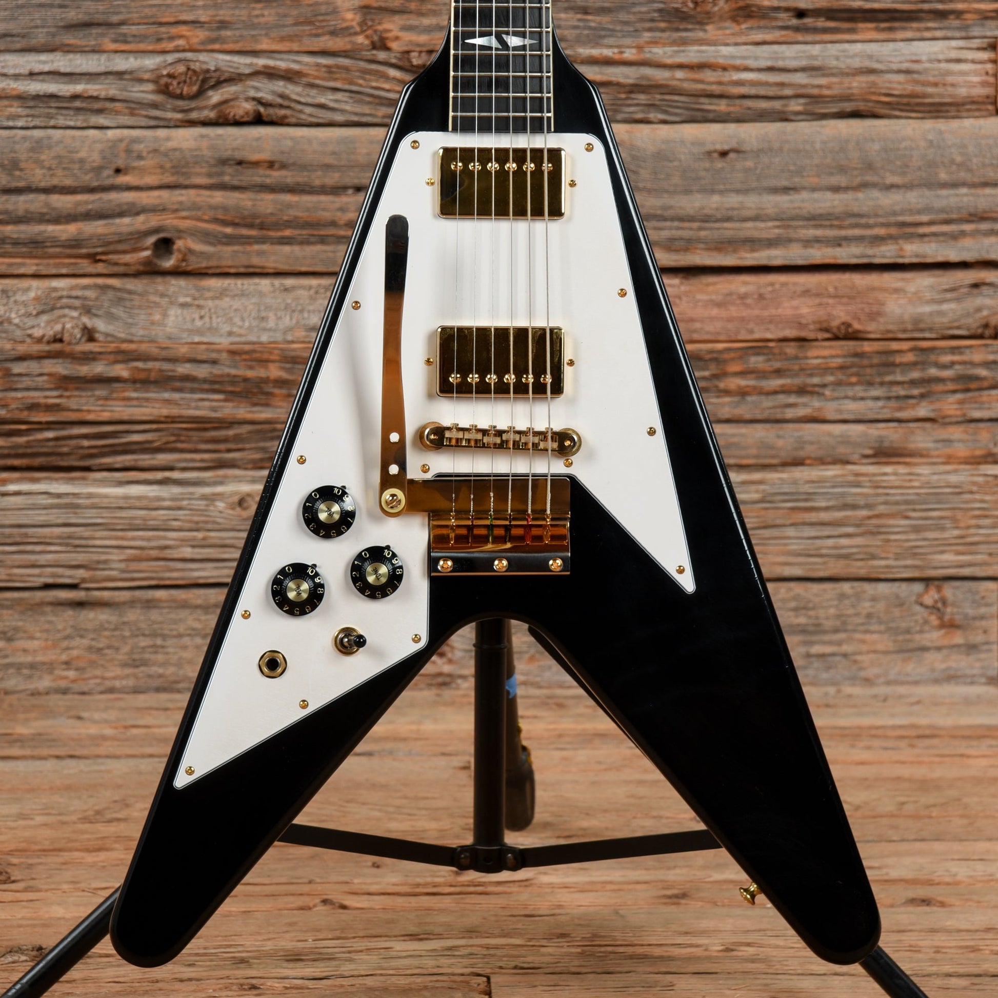 Gibson Custom Jimi Hendrix Signature 69 Flying V Ebony 2021 LEFTY
