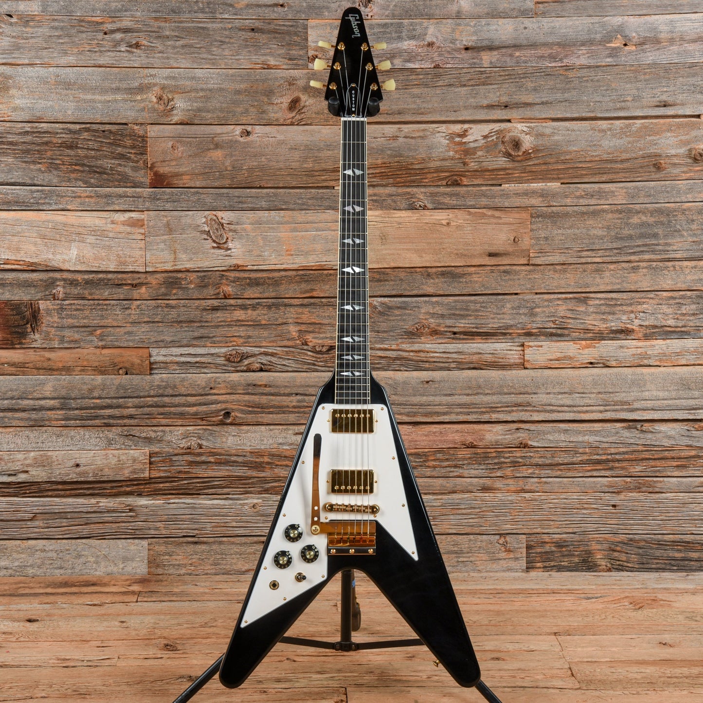 Gibson Custom Jimi Hendrix Signature 69 Flying V Ebony 2021 LEFTY