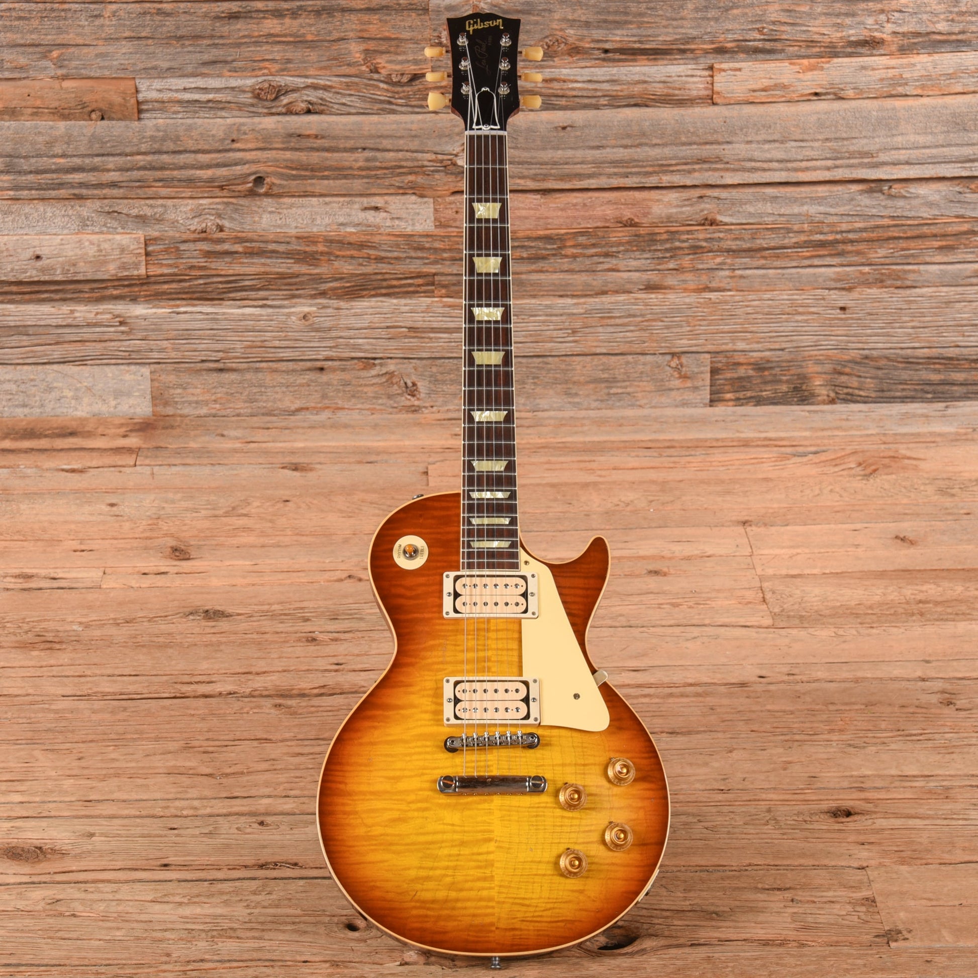 Gibson Custom Murphy Lab '59 Les Paul Standard Reissue Chambered Light Aged Sunburst 2025