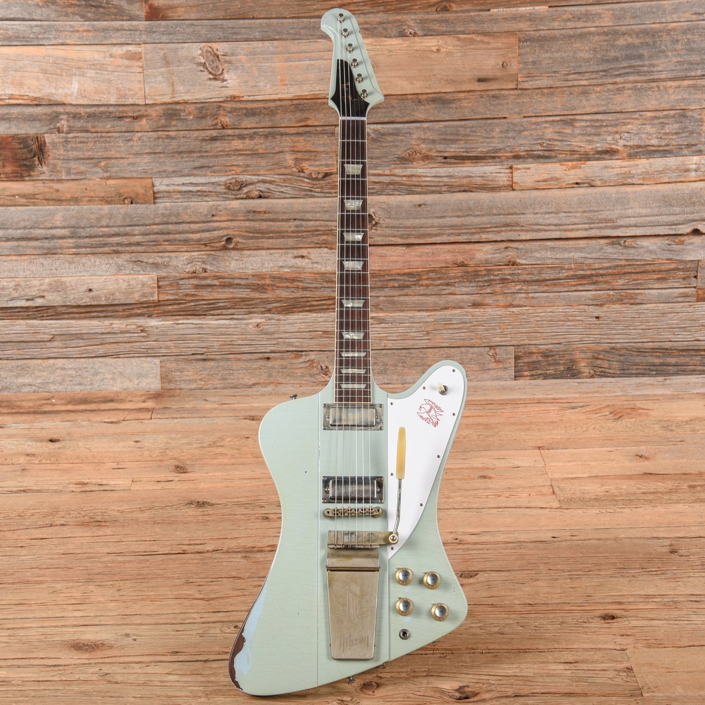 Gibson Custom Murphy Lab '63 Firebird V Heavy Aged Frost Blue 2024