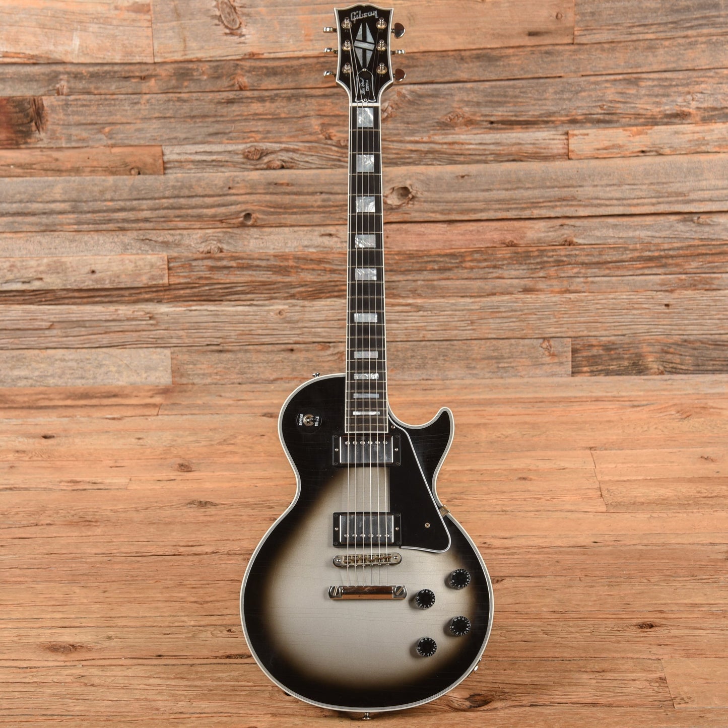 Gibson Custom Murphy Lab Les Paul Custom Ultra Light Aged Silverburst 2023