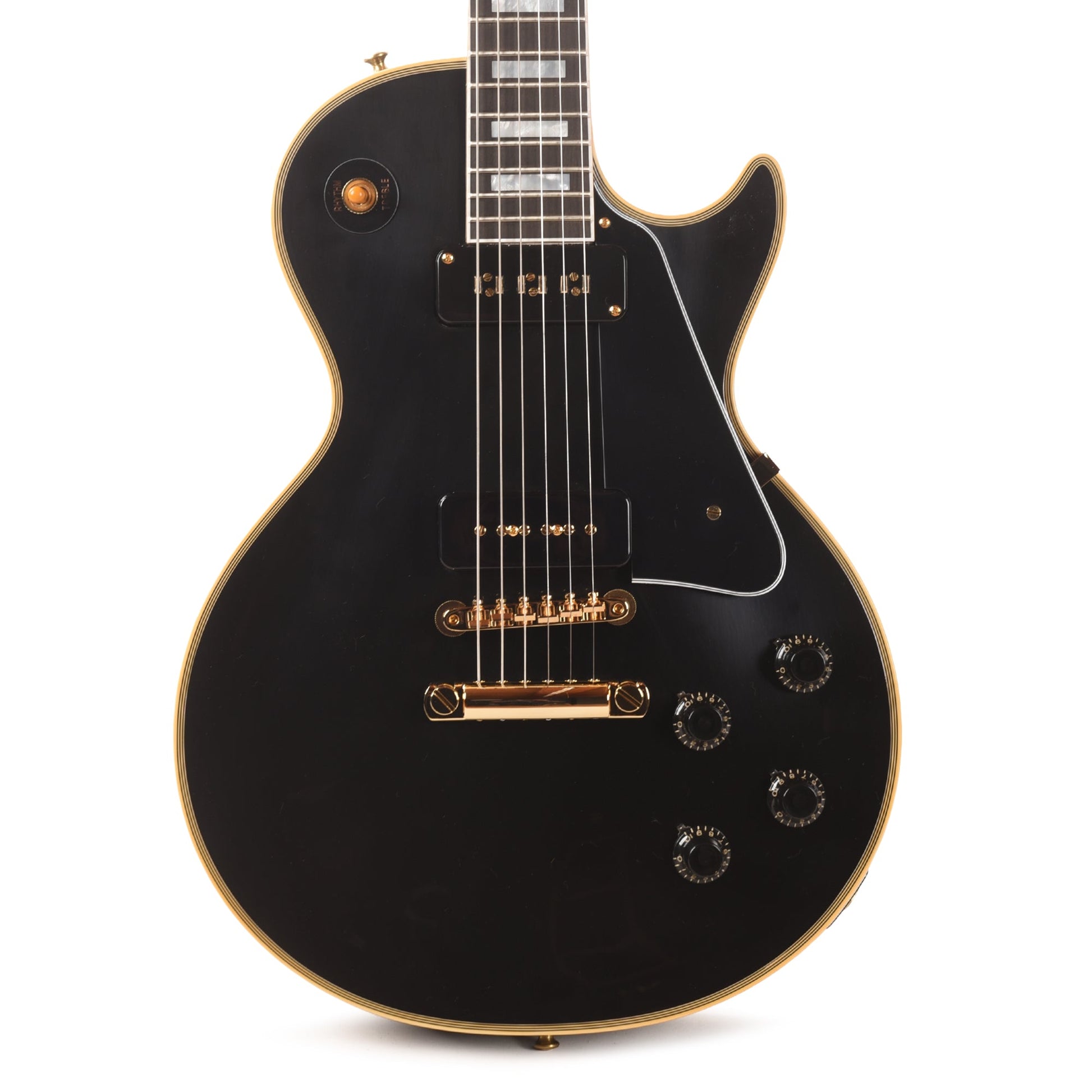 Gibson Custom Shop 1954 Les Paul Custom Staple Pickup Reissue Ebony VOS