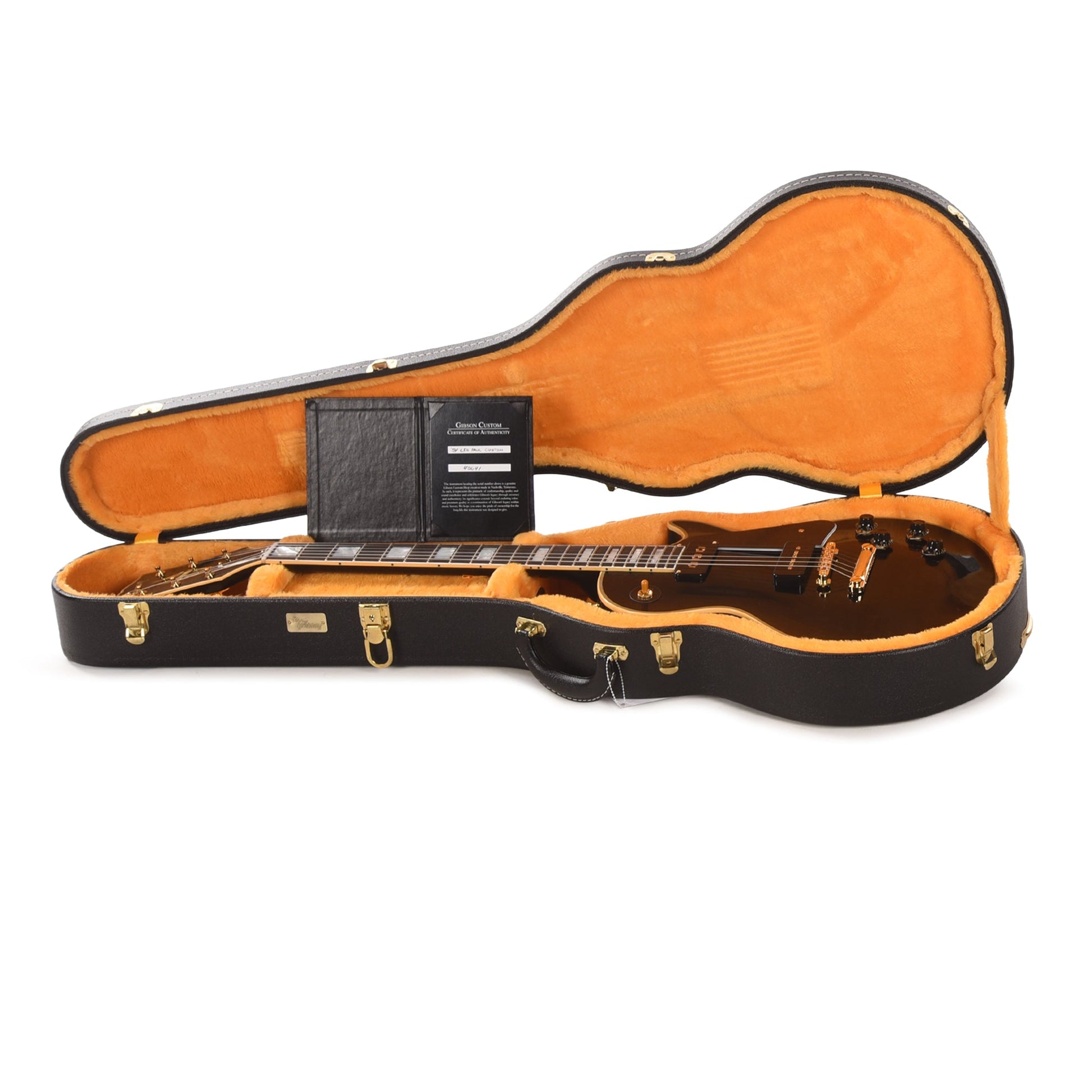 Gibson Custom Shop 1954 Les Paul Custom Staple Pickup Reissue Ebony VOS