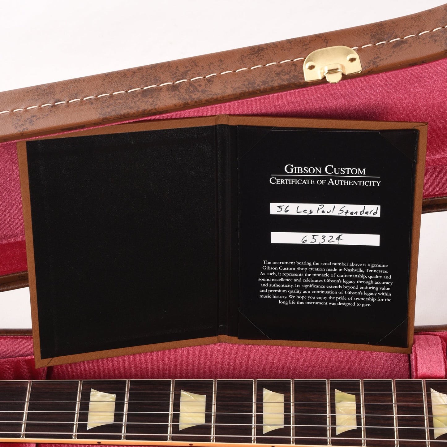 Gibson Custom Shop 1956 Les Paul Goldtop Darkback VOS w/60 V2 Neck Profile