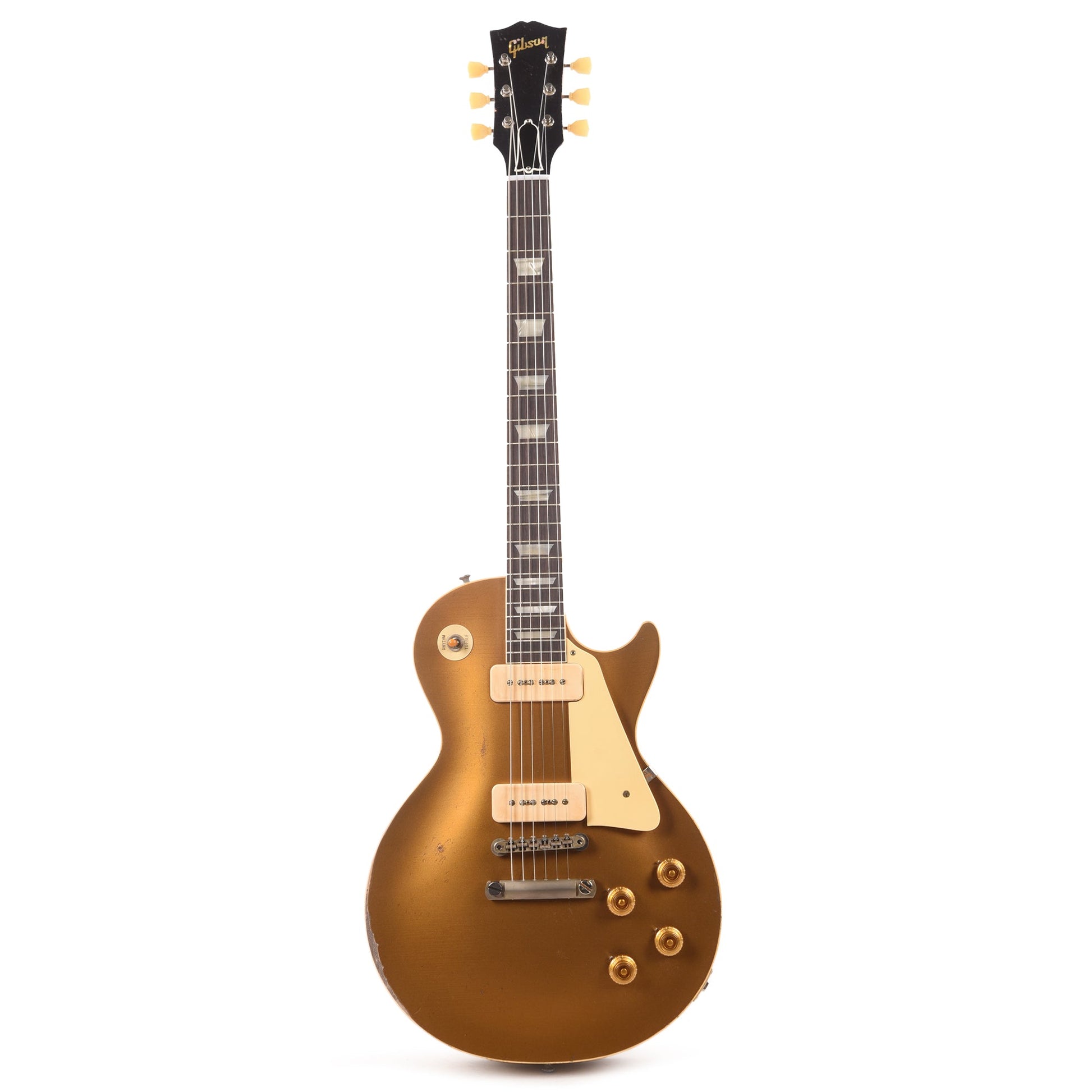 Gibson Custom Shop 1956 Les Paul Goldtop Reissue Double Gold All Over Ultralight Back Murphy Lab Heavy Aged
