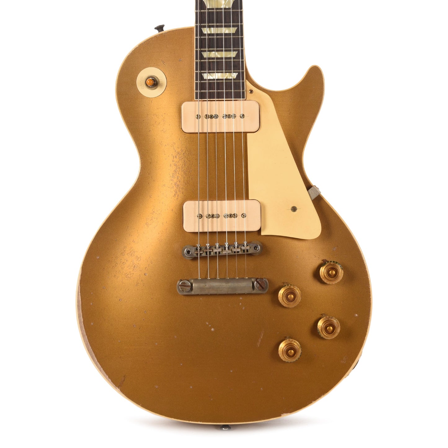 Gibson Custom Shop 1956 Les Paul Goldtop Reissue Double Gold All Over Ultralight Back Murphy Lab Heavy Aged