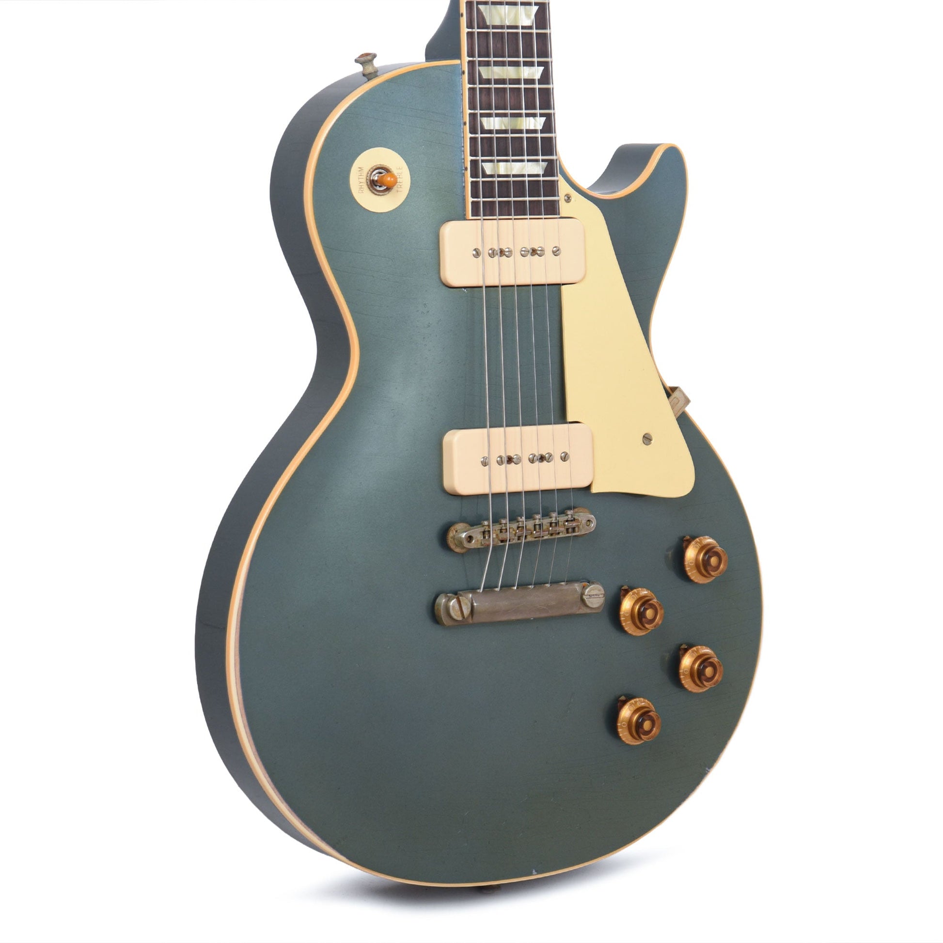 Gibson Custom Shop 1956 Les Paul Standard Antique Pelham Blue Murphy Lab Light Aged w/P90 Pickups