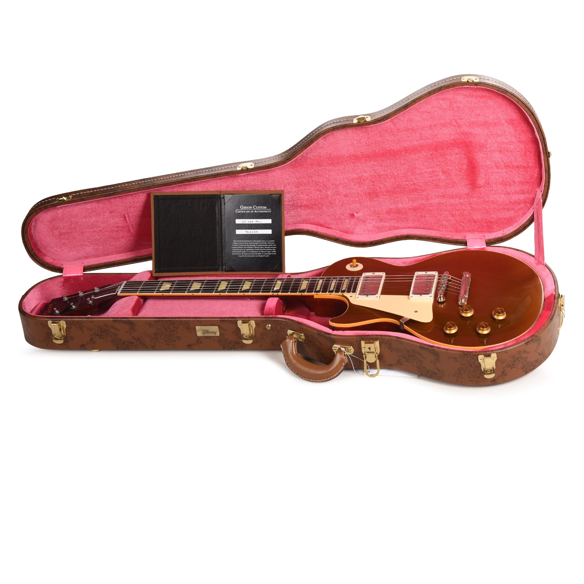 Gibson Custom Shop 1957 Les Paul "CME Spec" LEFTY Goldtop VOS w/'59 Carmelita Neck