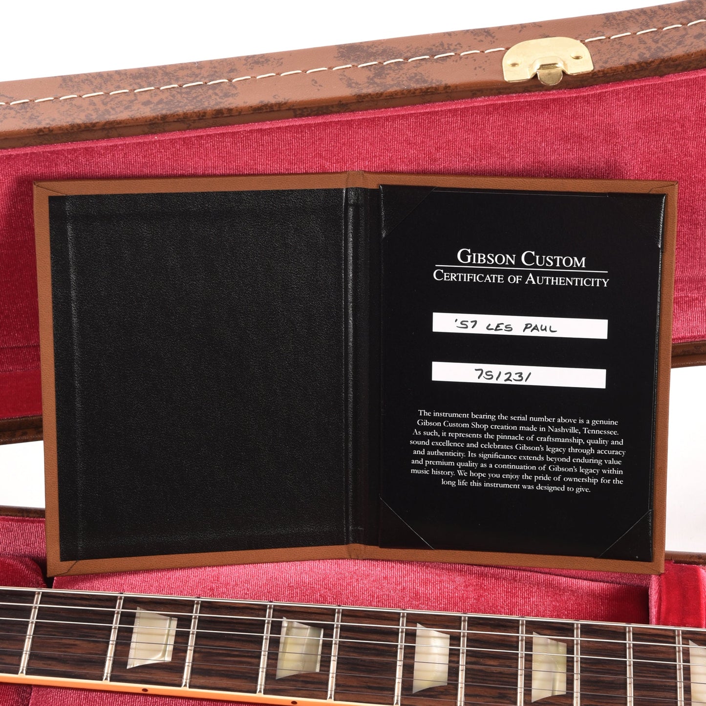 Gibson Custom Shop 1957 Les Paul "CME Spec" LEFTY Goldtop VOS w/'59 Carmelita Neck