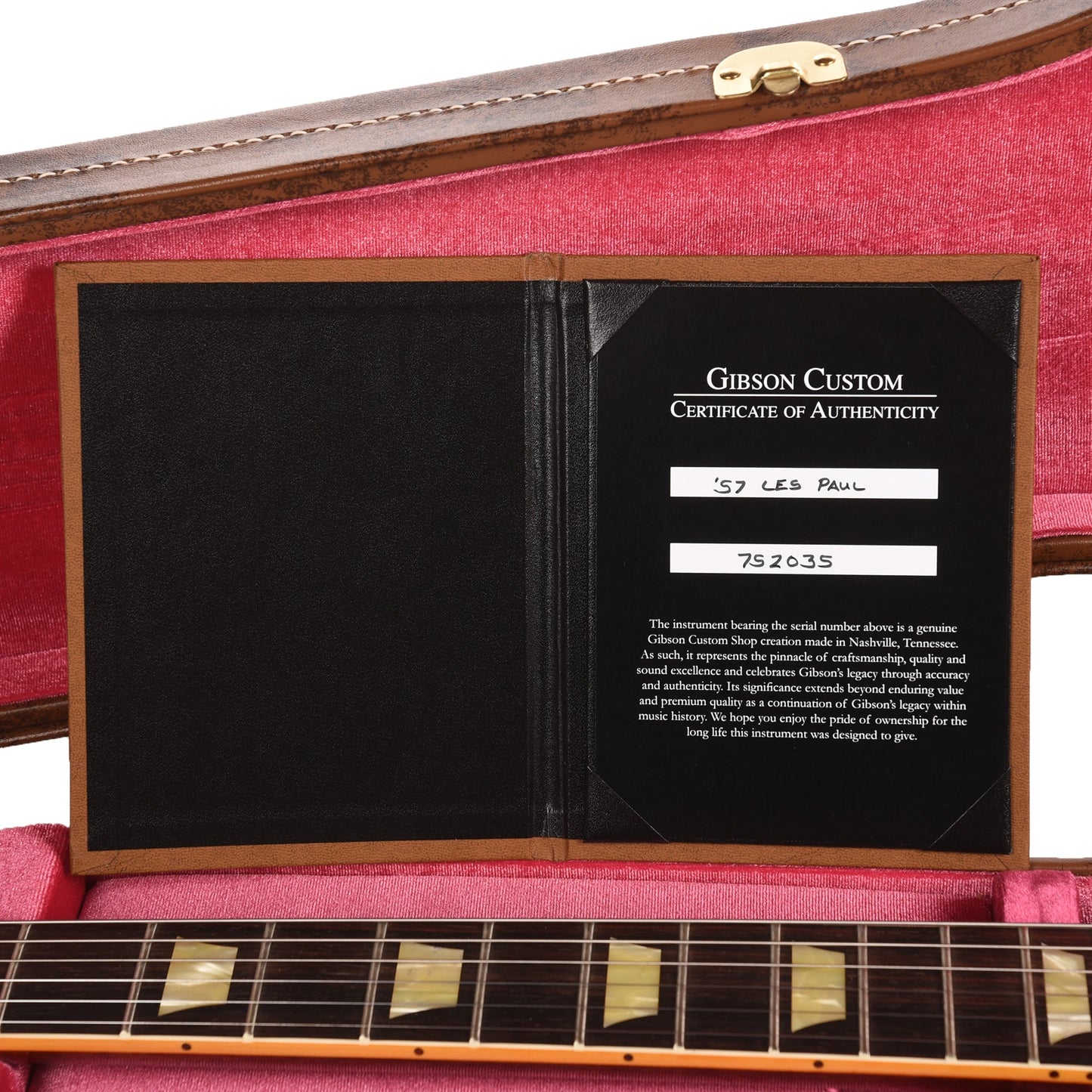 Gibson Custom Shop 1957 Les Paul "CME Spec" LEFTY Goldtop VOS w/'59 Carmelita Neck