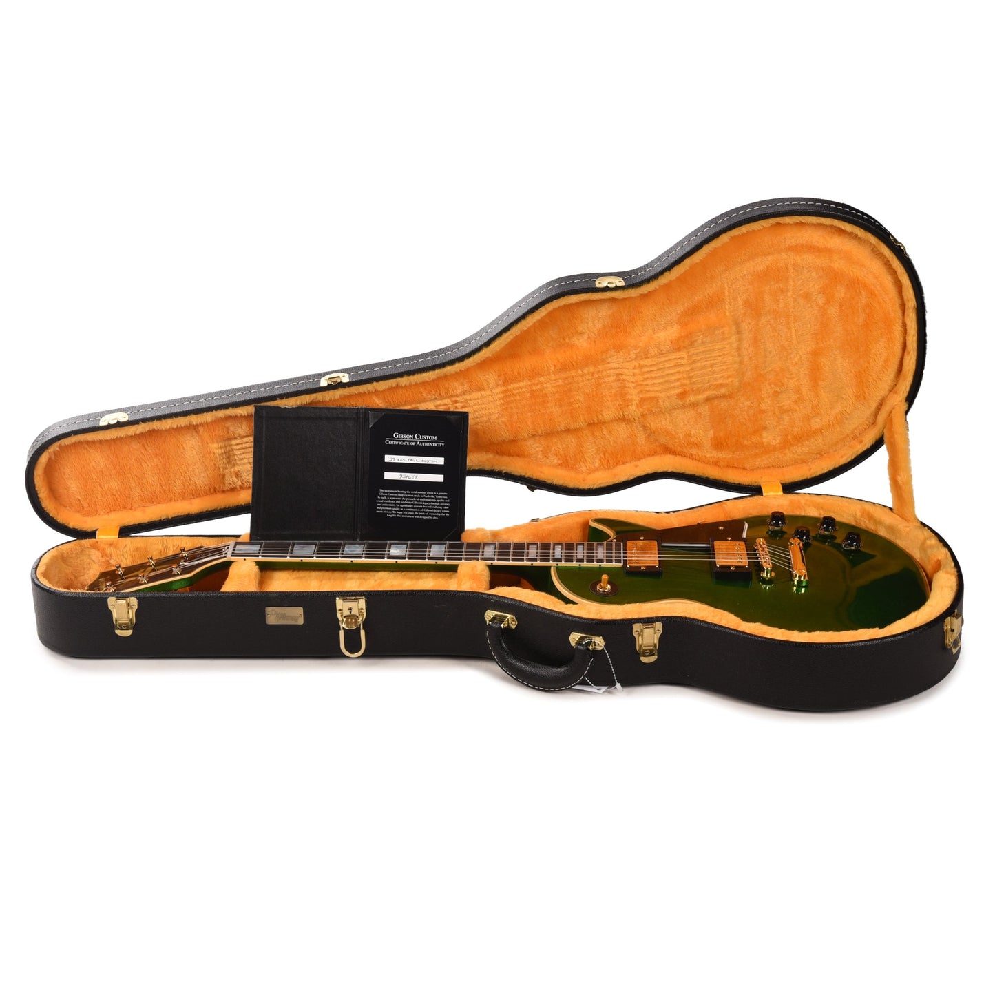 Gibson Custom Shop 1957 Les Paul Custom "CME Spec" Antique Green Sparkle VOS w/Custom "S" Buckers