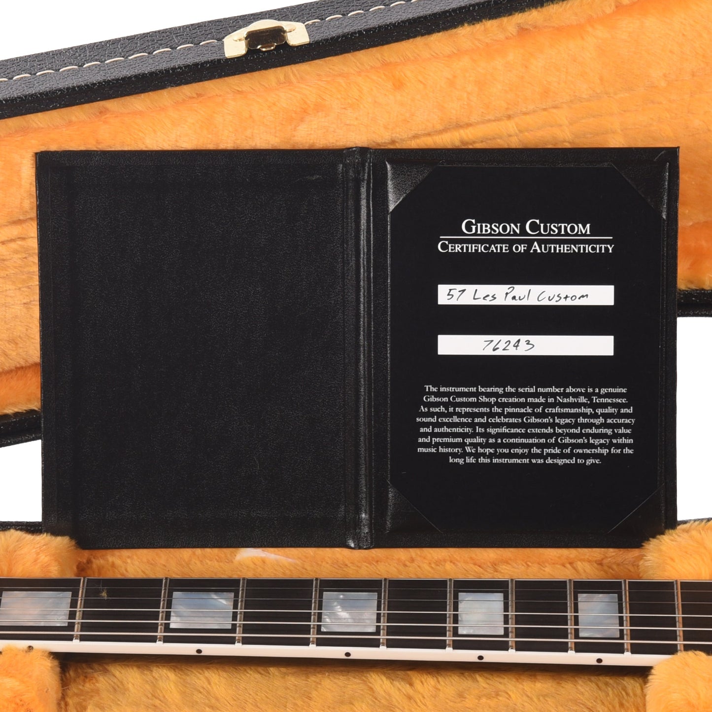 Gibson Custom Shop 1957 Les Paul Custom "CME Spec" Northern Lights Gloss w/'60 V2 Neck Profile