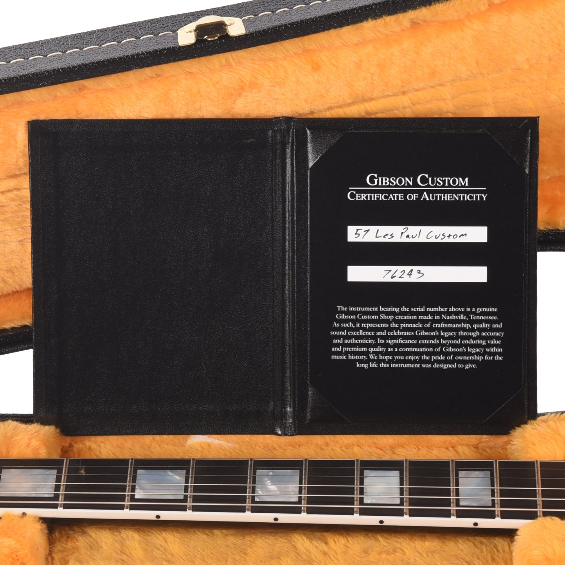 Gibson Custom Shop 1957 Les Paul Custom "CME Spec" Northern Lights Gloss w/'60 V2 Neck Profile