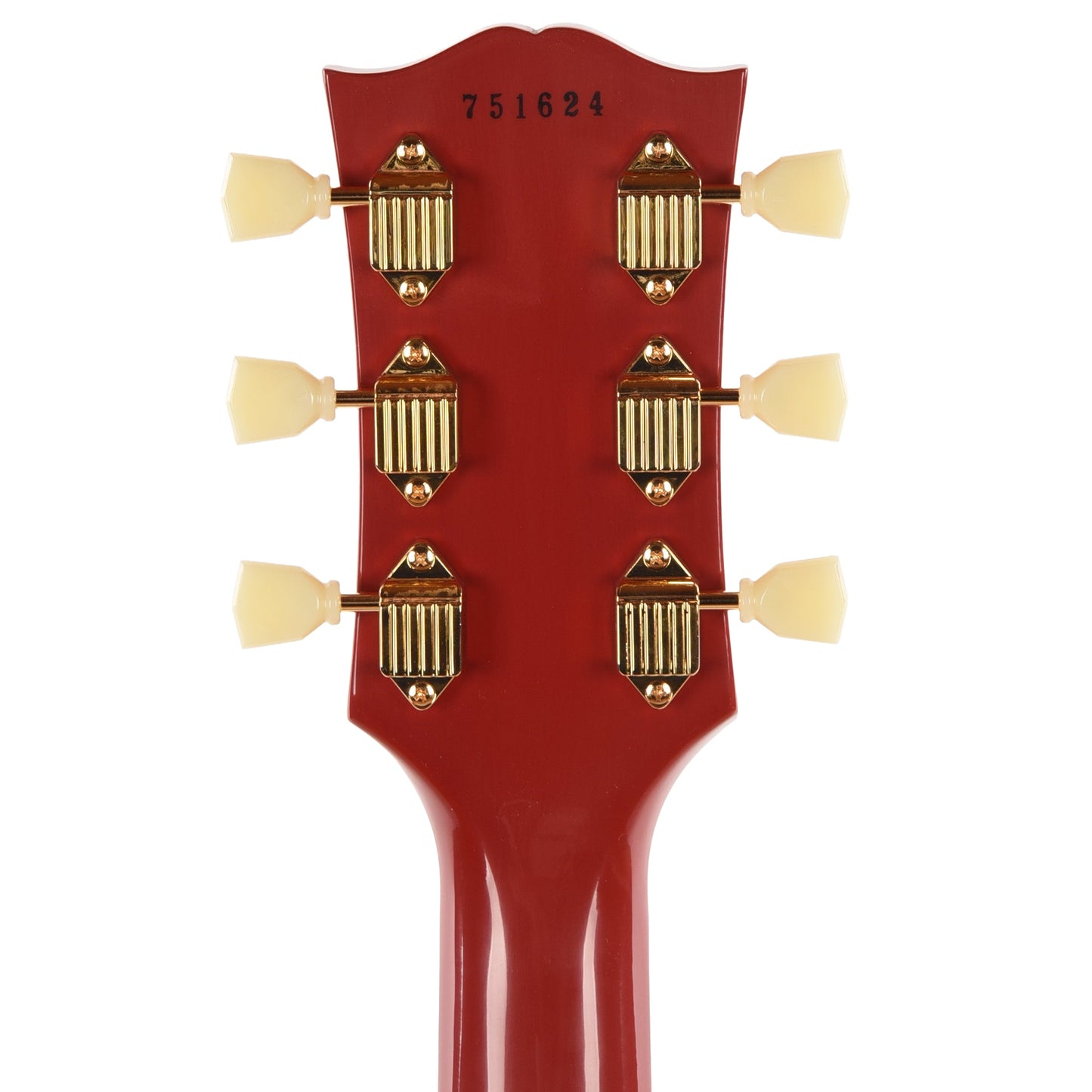 Gibson Custom Shop 1957 Les Paul Custom LEFTY Heavy Antique Cardinal Red VOS w/60 V2 Neck
