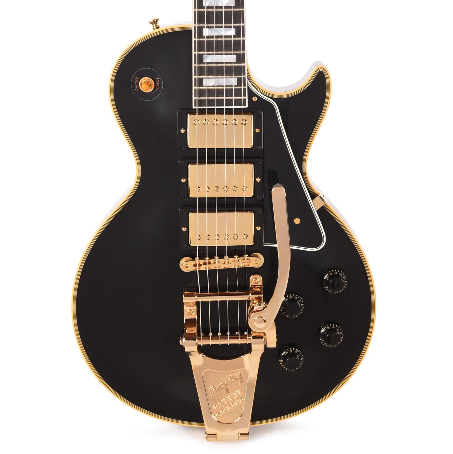 Gibson Custom Shop 1957 Les Paul Custom Reissue 3-Pickup Ebony VOS GH w/Bigsby