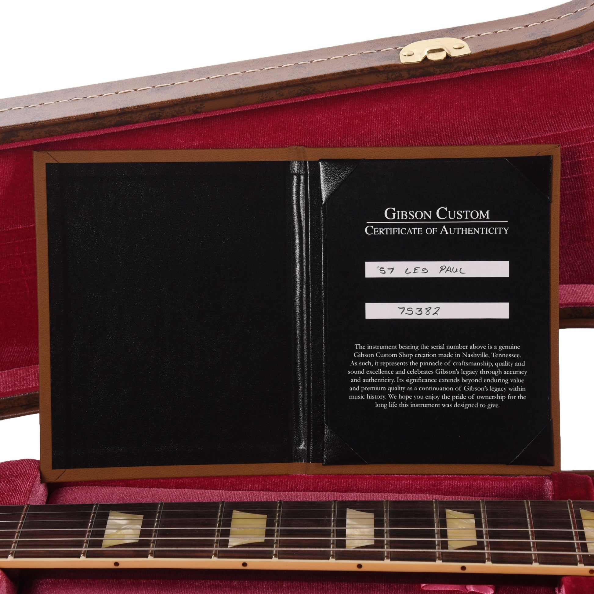 Gibson Custom Shop 1957 Les Paul Goldtop "CME Spec" Double Gold Darkback VOS w/59 Carmelita Neck