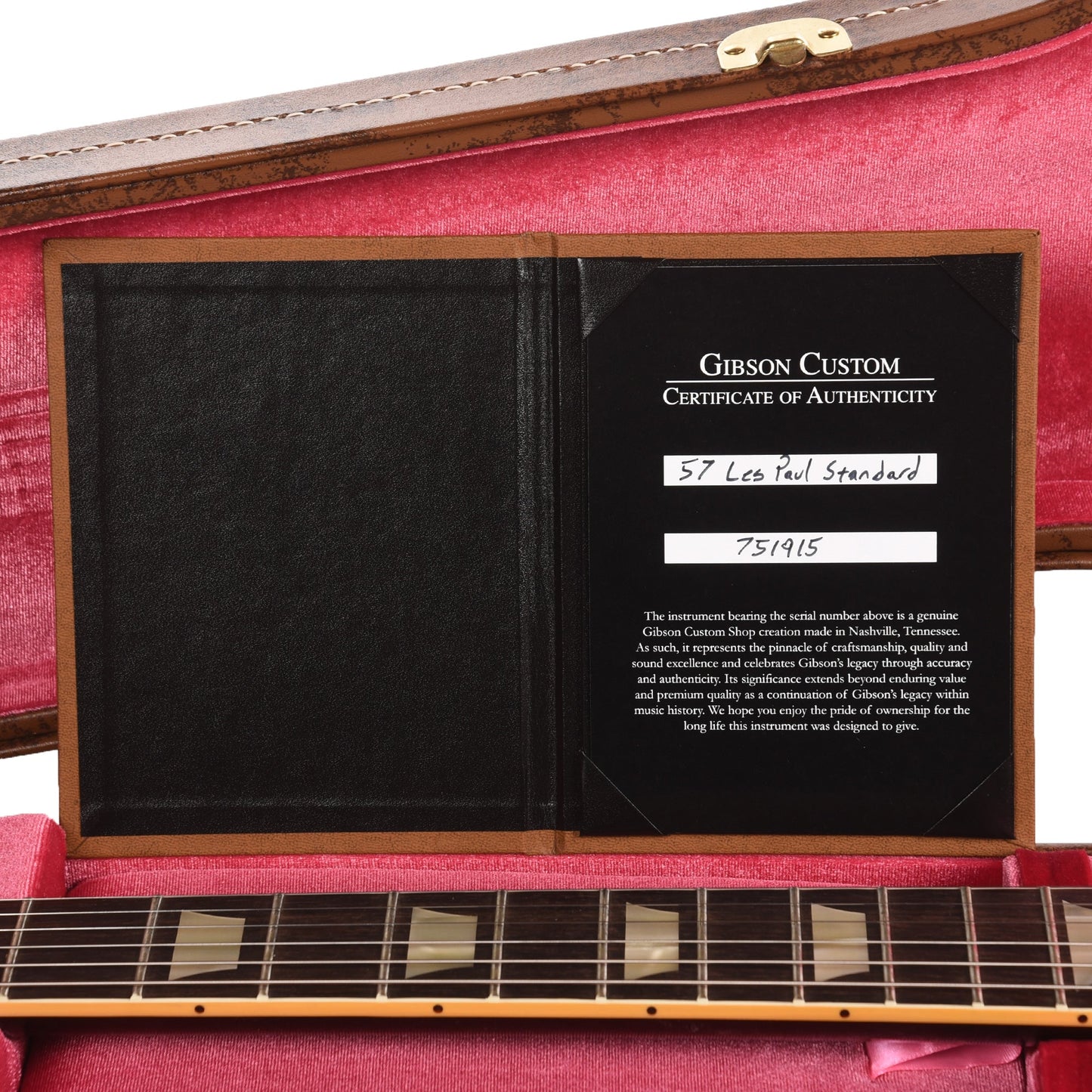 Gibson Custom Shop 1957 Les Paul Goldtop "CME Spec" Double Gold Darkback VOS w/60 V2 Neck